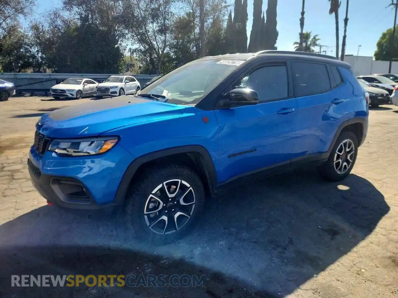 1 Photograph of a damaged car 3C4NJDDN5ST532480 JEEP COMPASS 2025