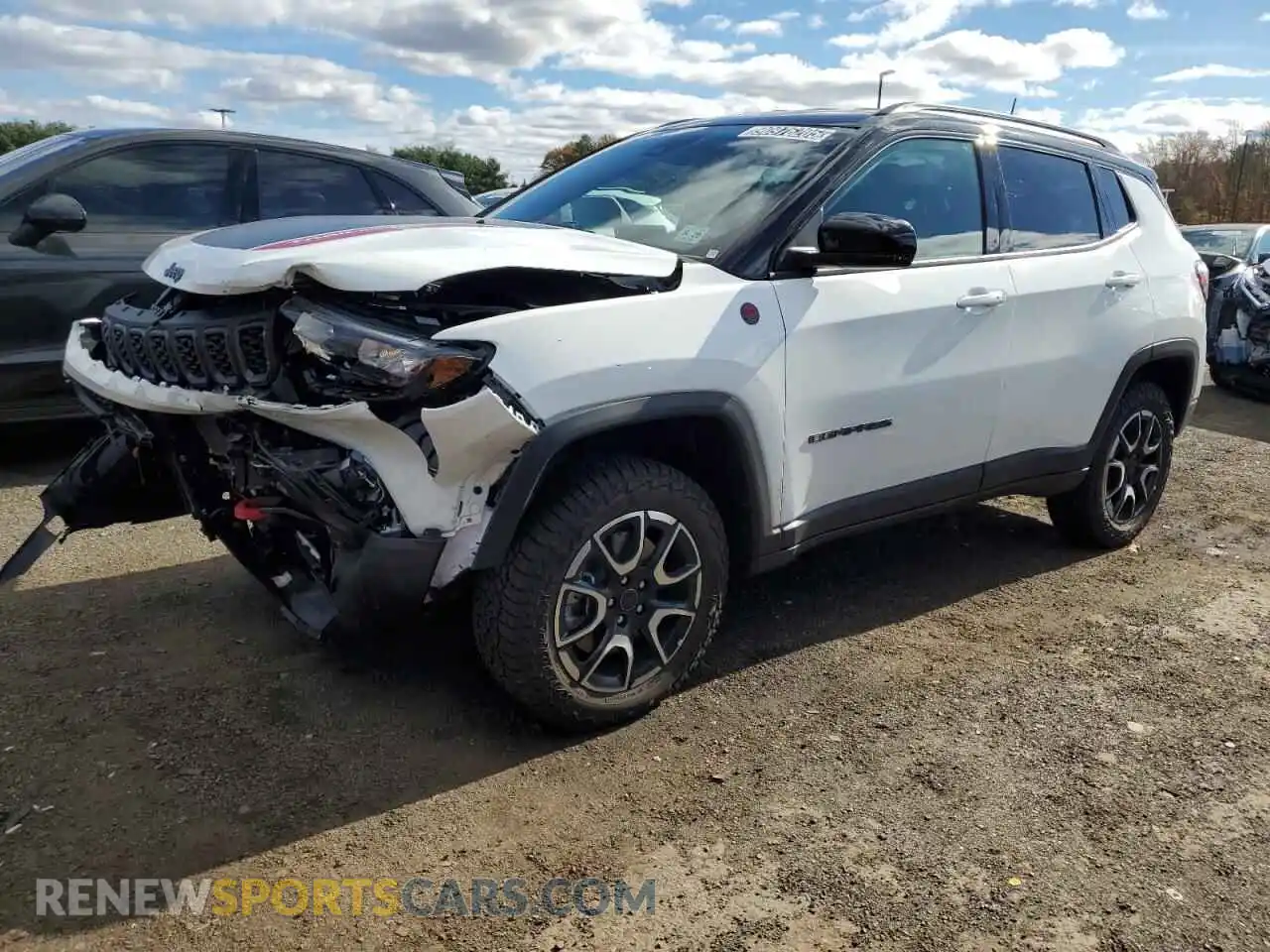 1 Photograph of a damaged car 3C4NJDDN5ST599726 JEEP COMPASS 2025