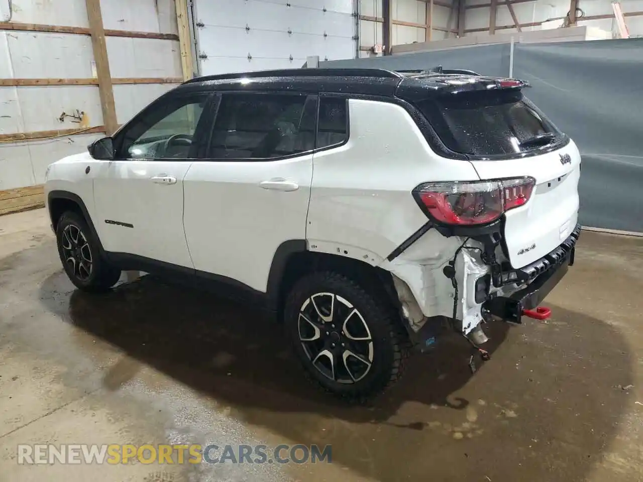 2 Photograph of a damaged car 3C4NJDDN6ST543410 JEEP COMPASS 2025