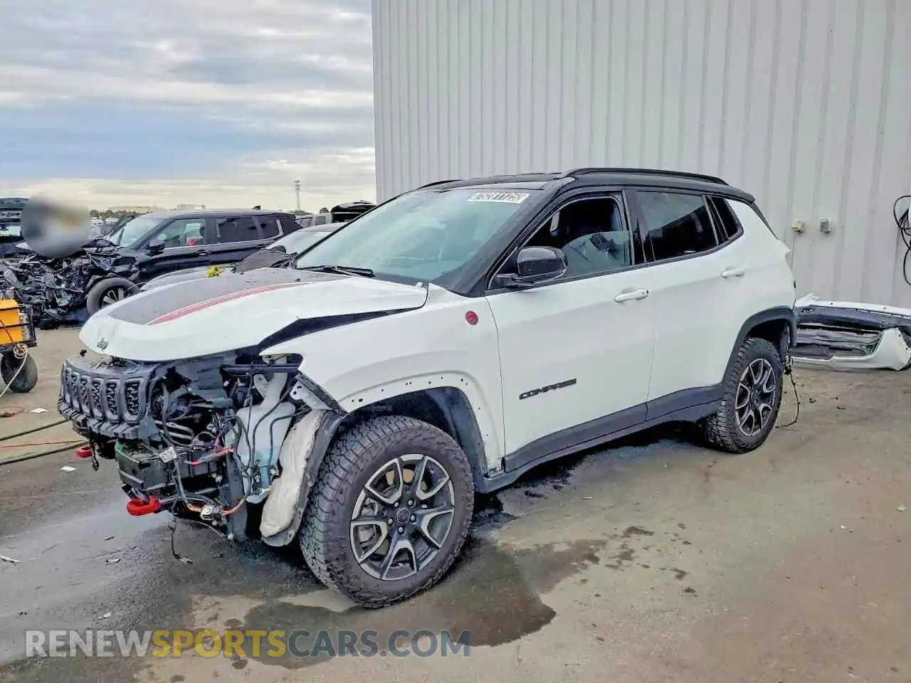 1 Photograph of a damaged car 3C4NJDDN6ST557209 JEEP COMPASS 2025