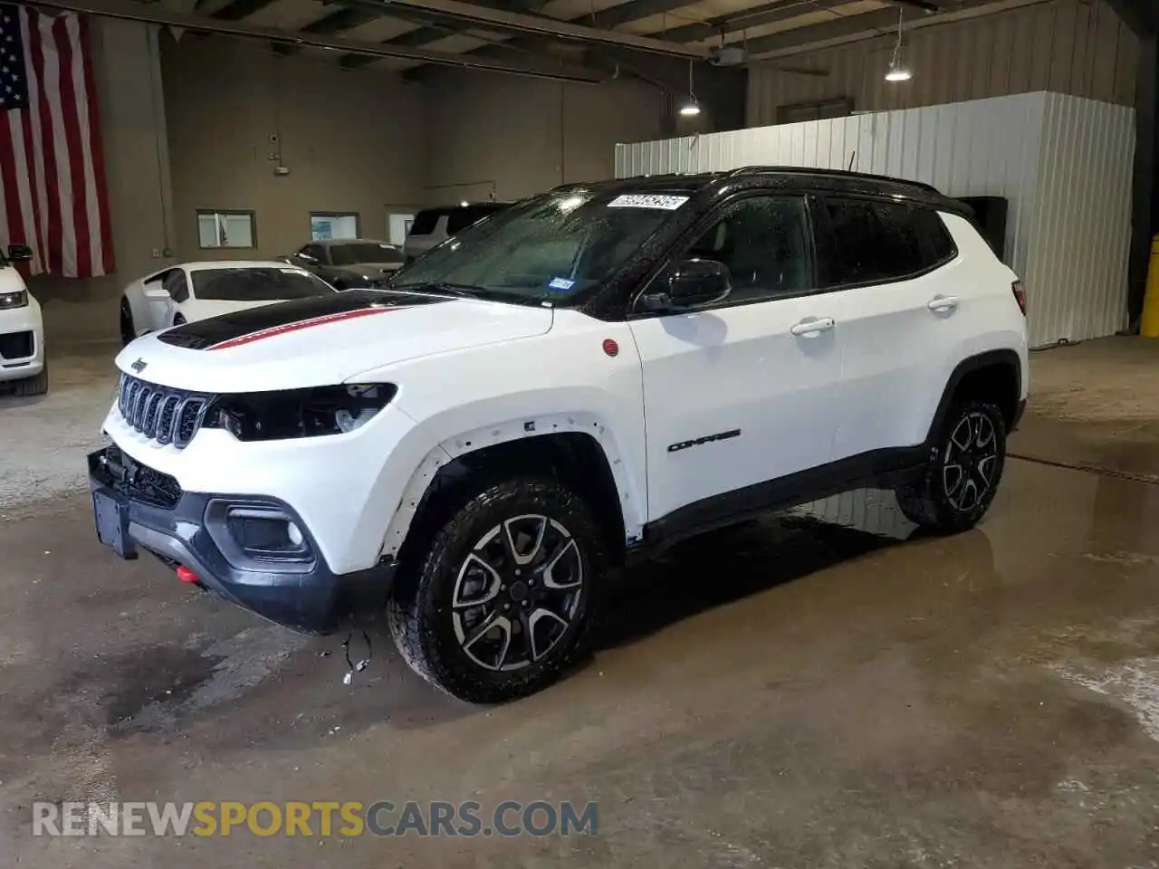 1 Photograph of a damaged car 3C4NJDDN6ST558988 JEEP COMPASS 2025