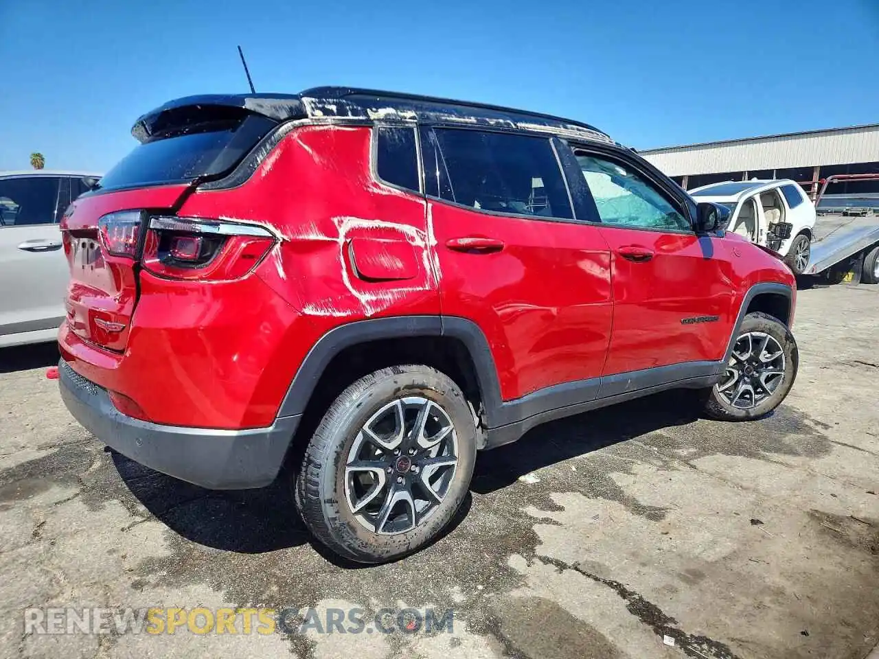 3 fotografías del automóvil dañado 3C4NJDDN7ST525997 JEEP COMPASS 2025