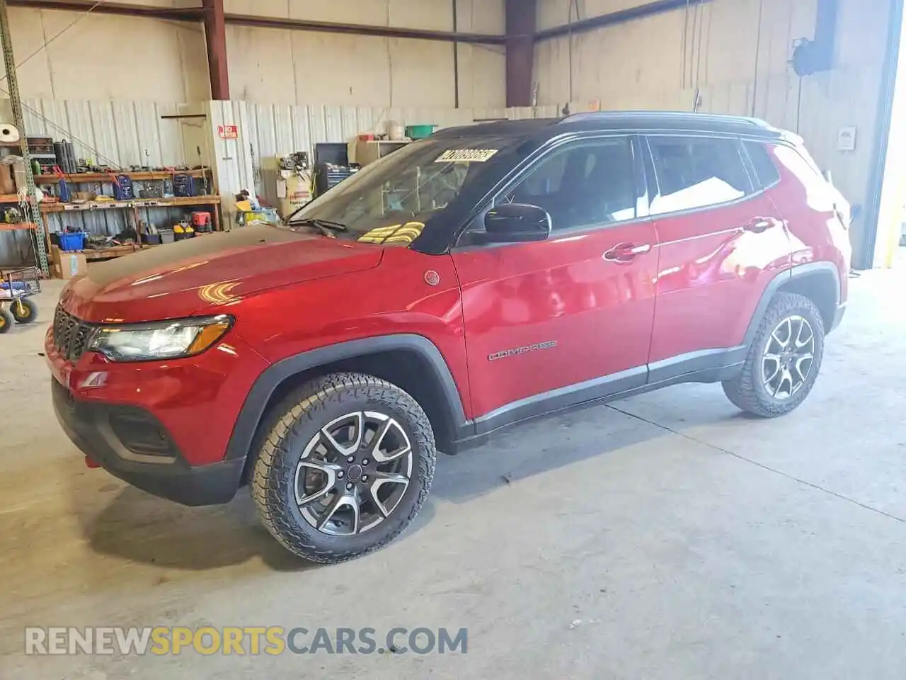 1 Photograph of a damaged car 3C4NJDDN7ST593491 JEEP COMPASS 2025