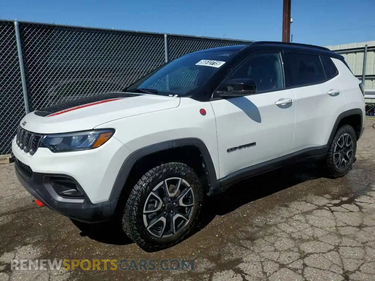 1 Photograph of a damaged car 3C4NJDDN8ST543506 JEEP COMPASS 2025