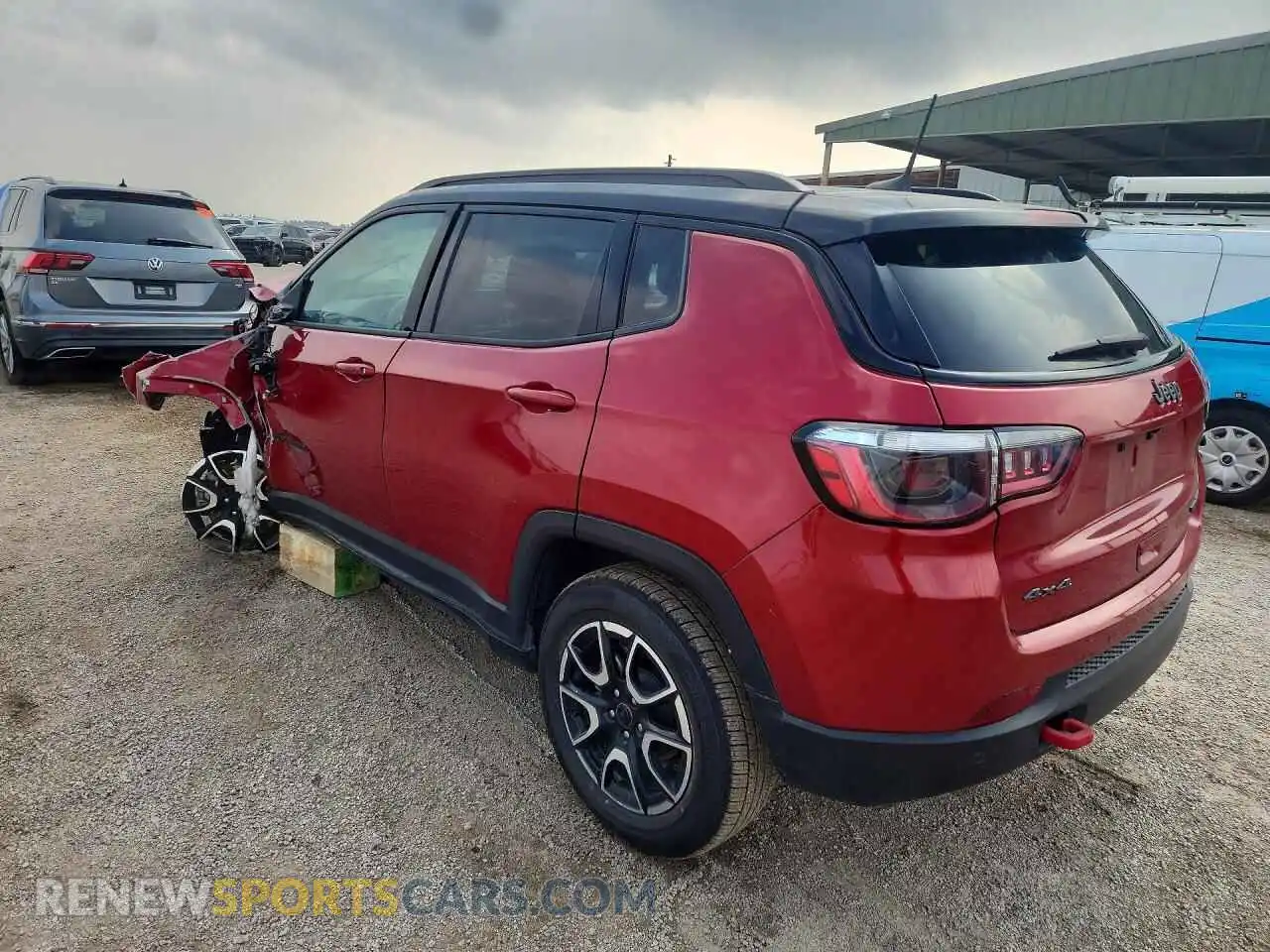 2 Photograph of a damaged car 3C4NJDDN9ST524155 JEEP COMPASS 2025