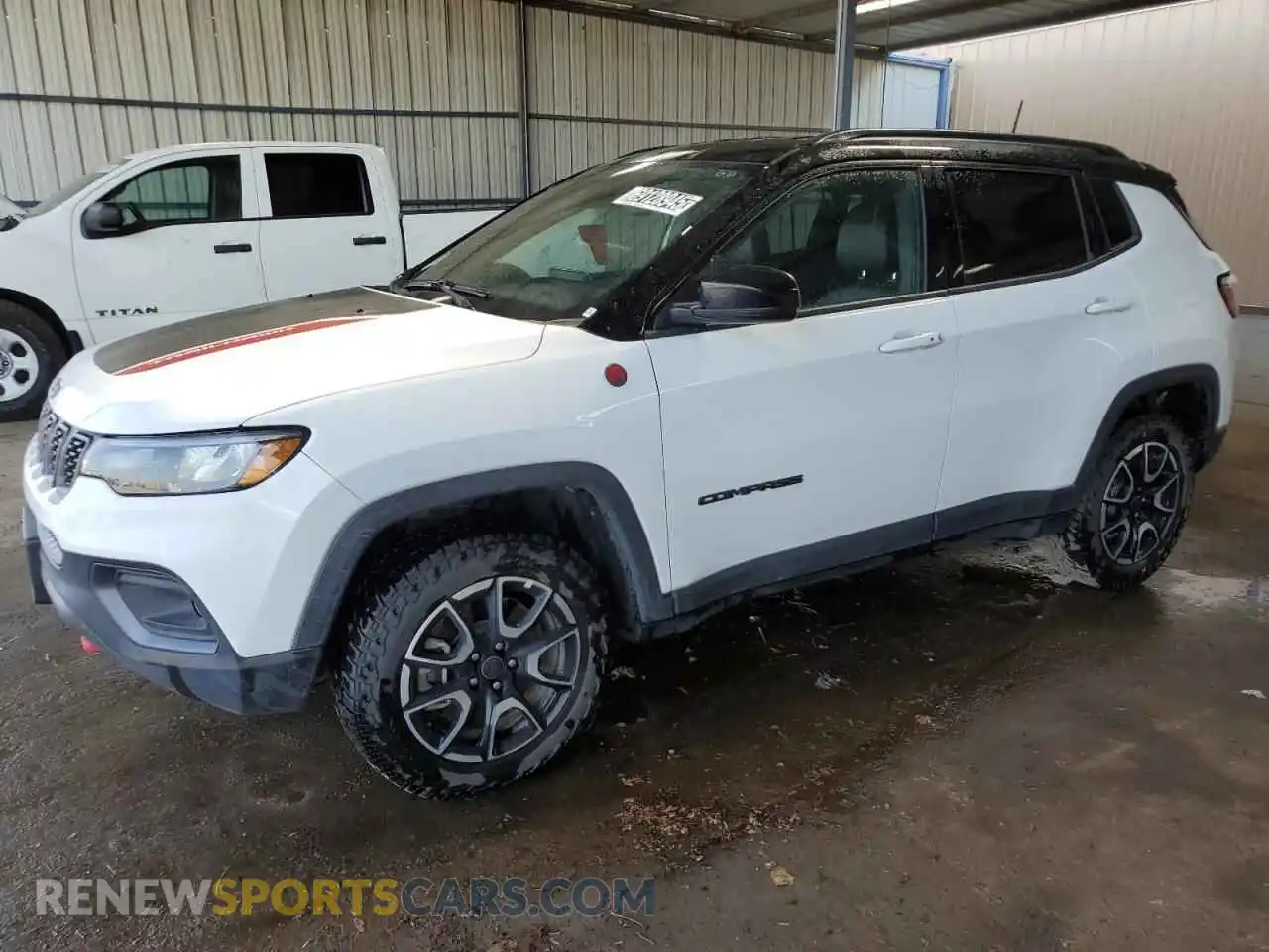 1 Photograph of a damaged car 3C4NJDDN9ST525032 JEEP COMPASS 2025