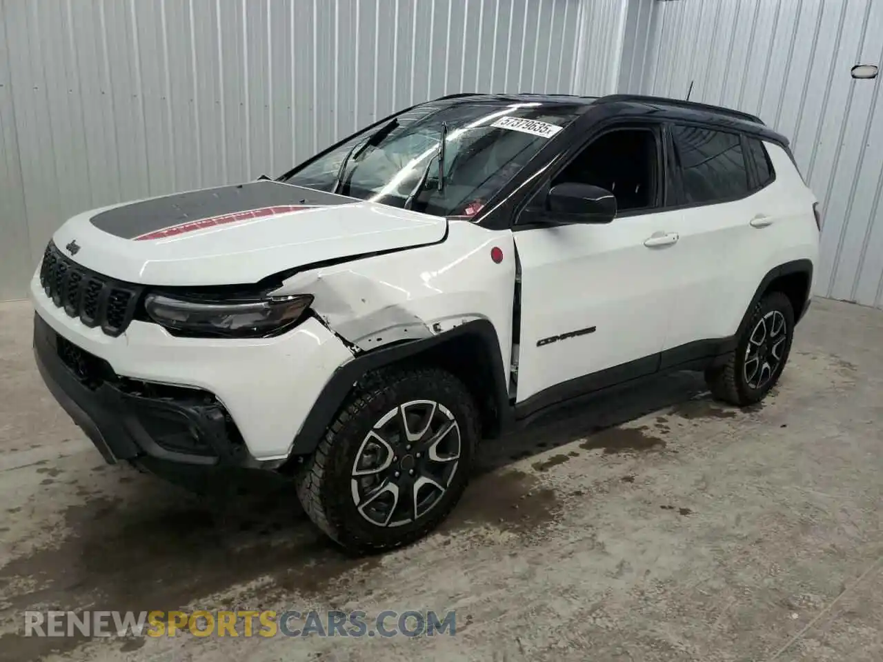 1 Photograph of a damaged car 3C4NJDDNXST564549 JEEP COMPASS 2025