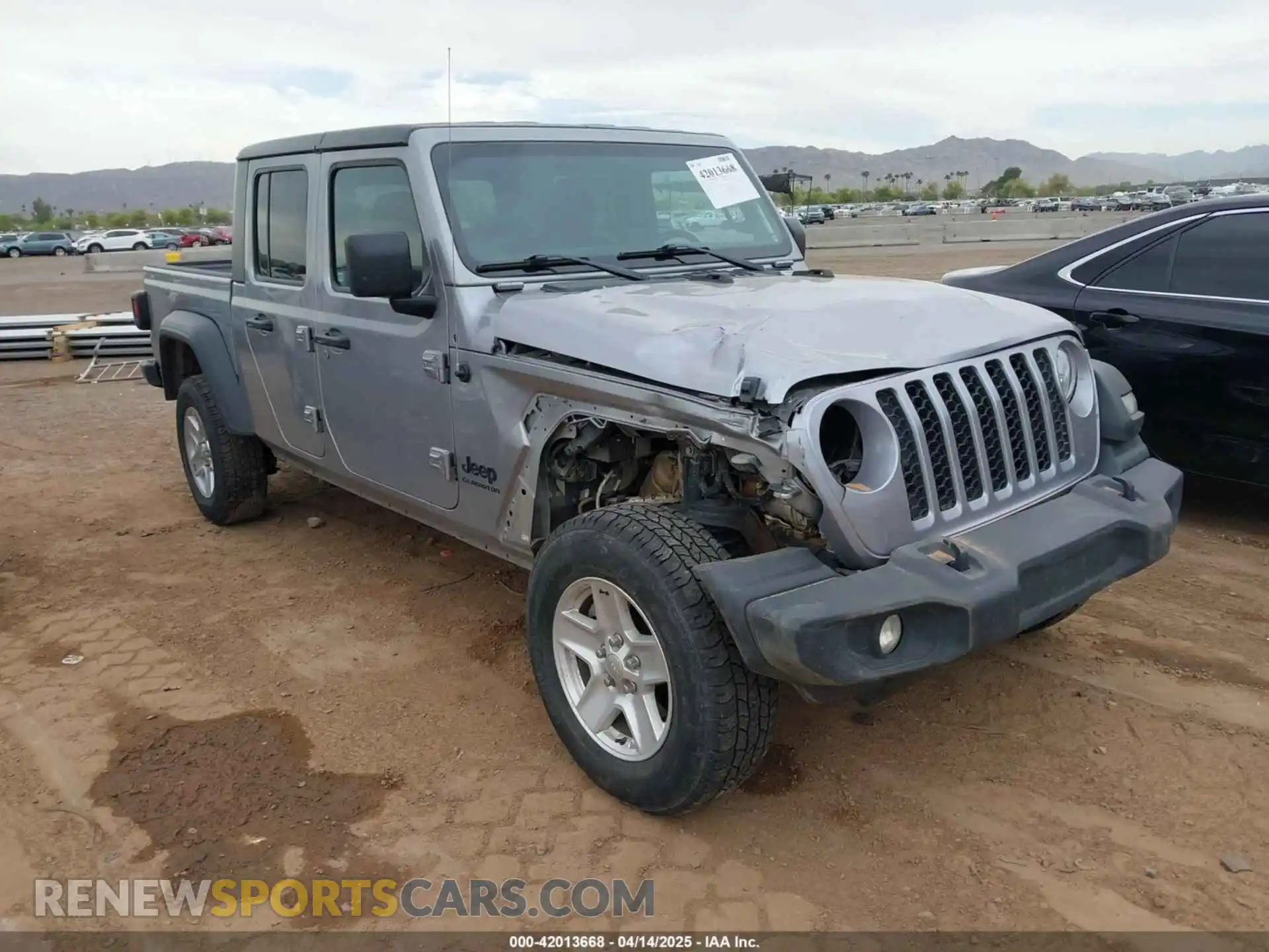 1 Photograph of a damaged car 1C6HJTAG1LL141165 JEEP GLADIATOR 2020
