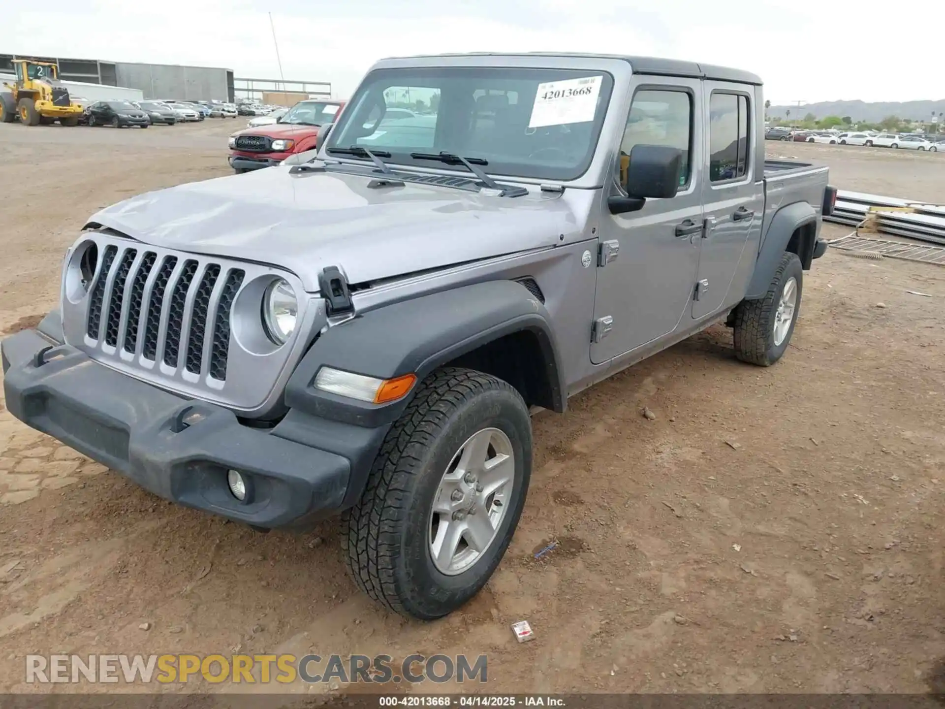 2 Photograph of a damaged car 1C6HJTAG1LL141165 JEEP GLADIATOR 2020