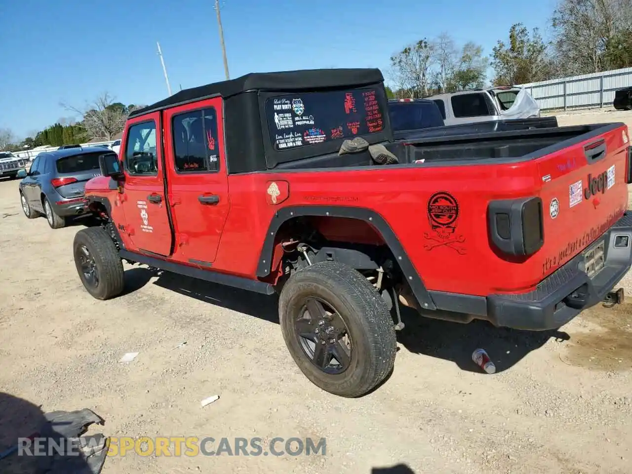 2 Photograph of a damaged car 1C6HJTAG3LL142334 JEEP GLADIATOR 2020