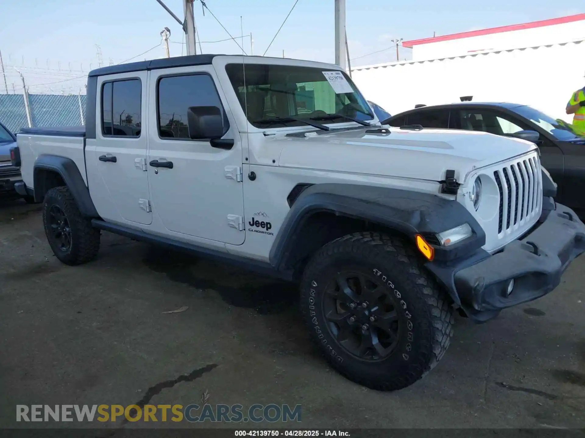 1 Photograph of a damaged car 1C6HJTAG3LL197401 JEEP GLADIATOR 2020
