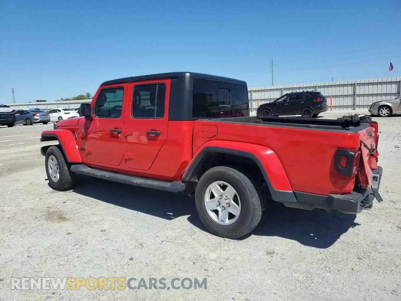 2 Photograph of a damaged car 1C6HJTAG5LL215896 JEEP GLADIATOR 2020