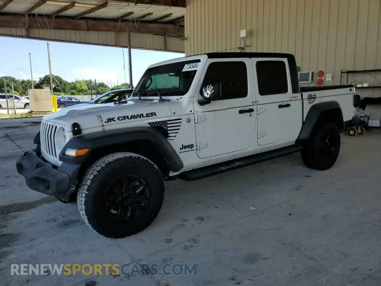 1 Photograph of a damaged car 1C6HJTAG7LL127142 JEEP GLADIATOR 2020