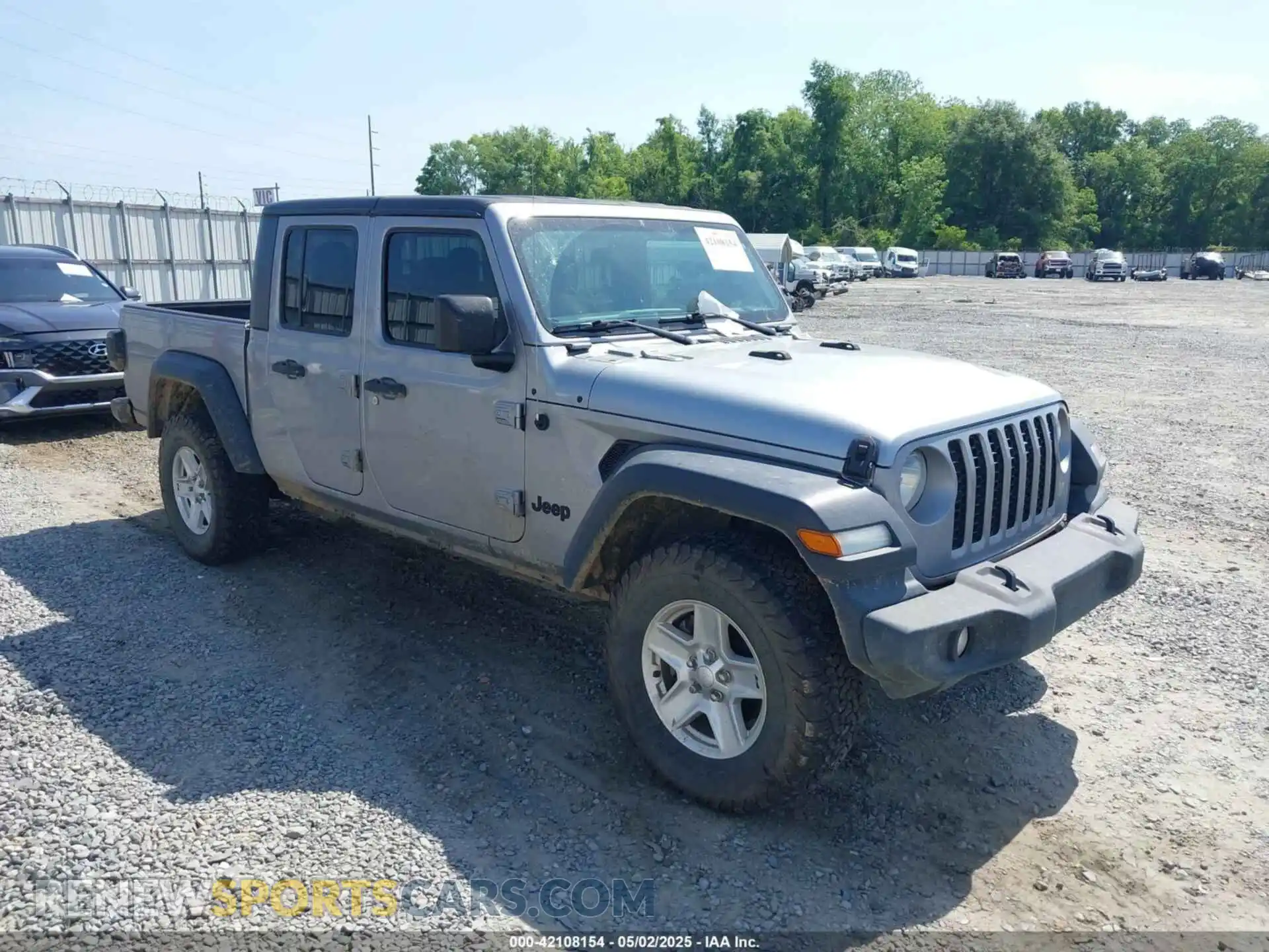 1 Photograph of a damaged car 1C6HJTAG7LL128940 JEEP GLADIATOR 2020