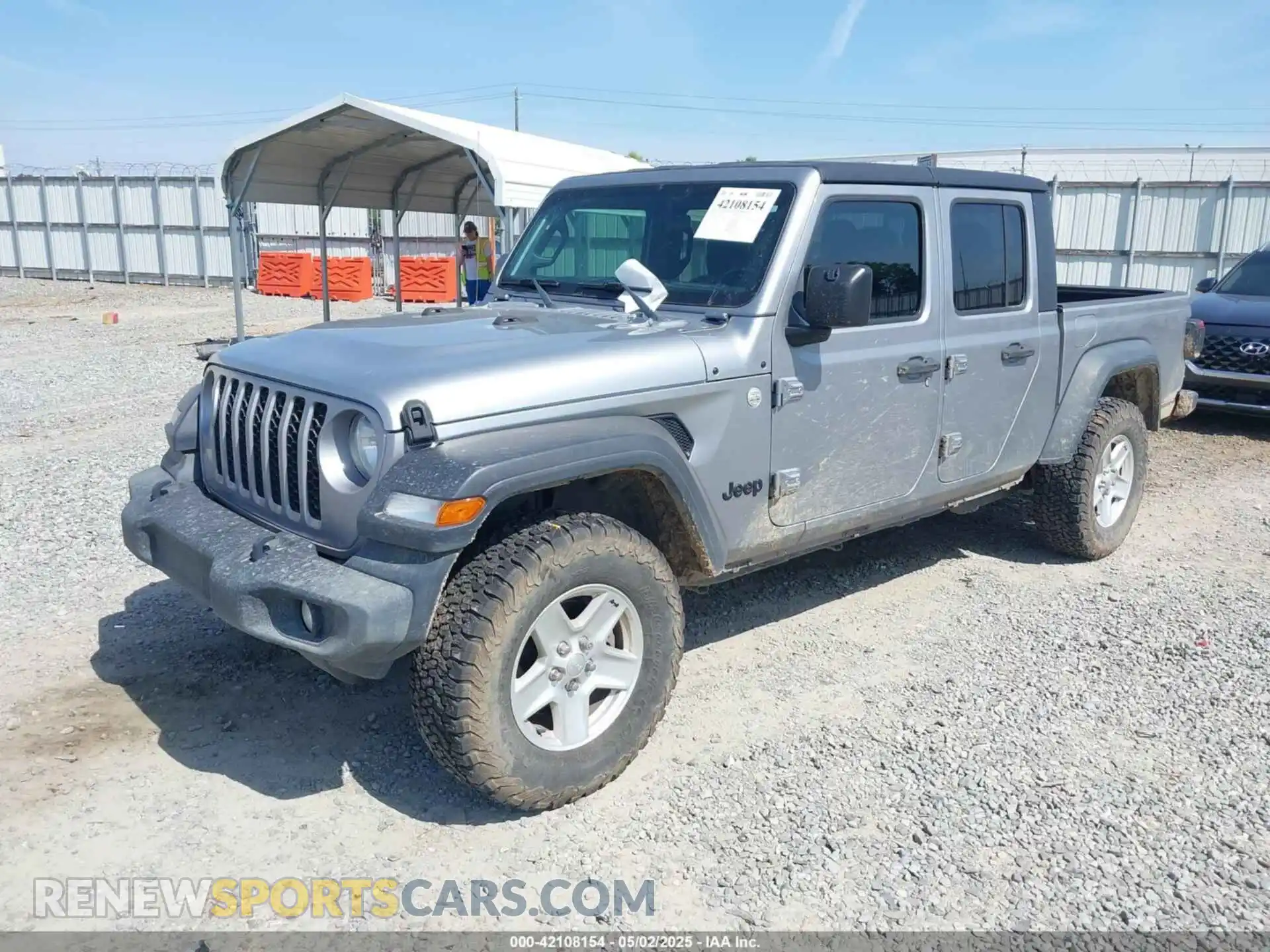 2 Photograph of a damaged car 1C6HJTAG7LL128940 JEEP GLADIATOR 2020