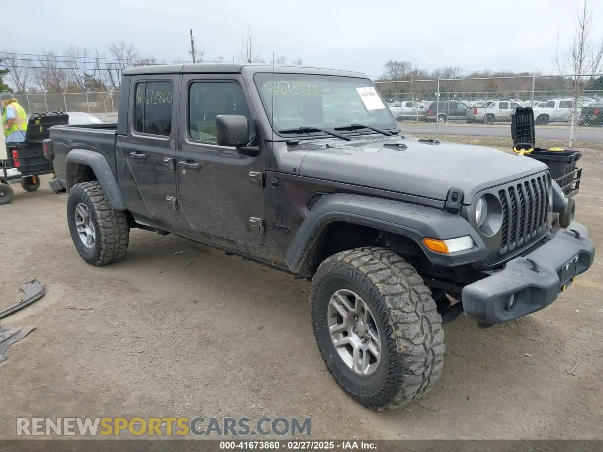1 Photograph of a damaged car 1C6HJTAG8LL141535 JEEP GLADIATOR 2020