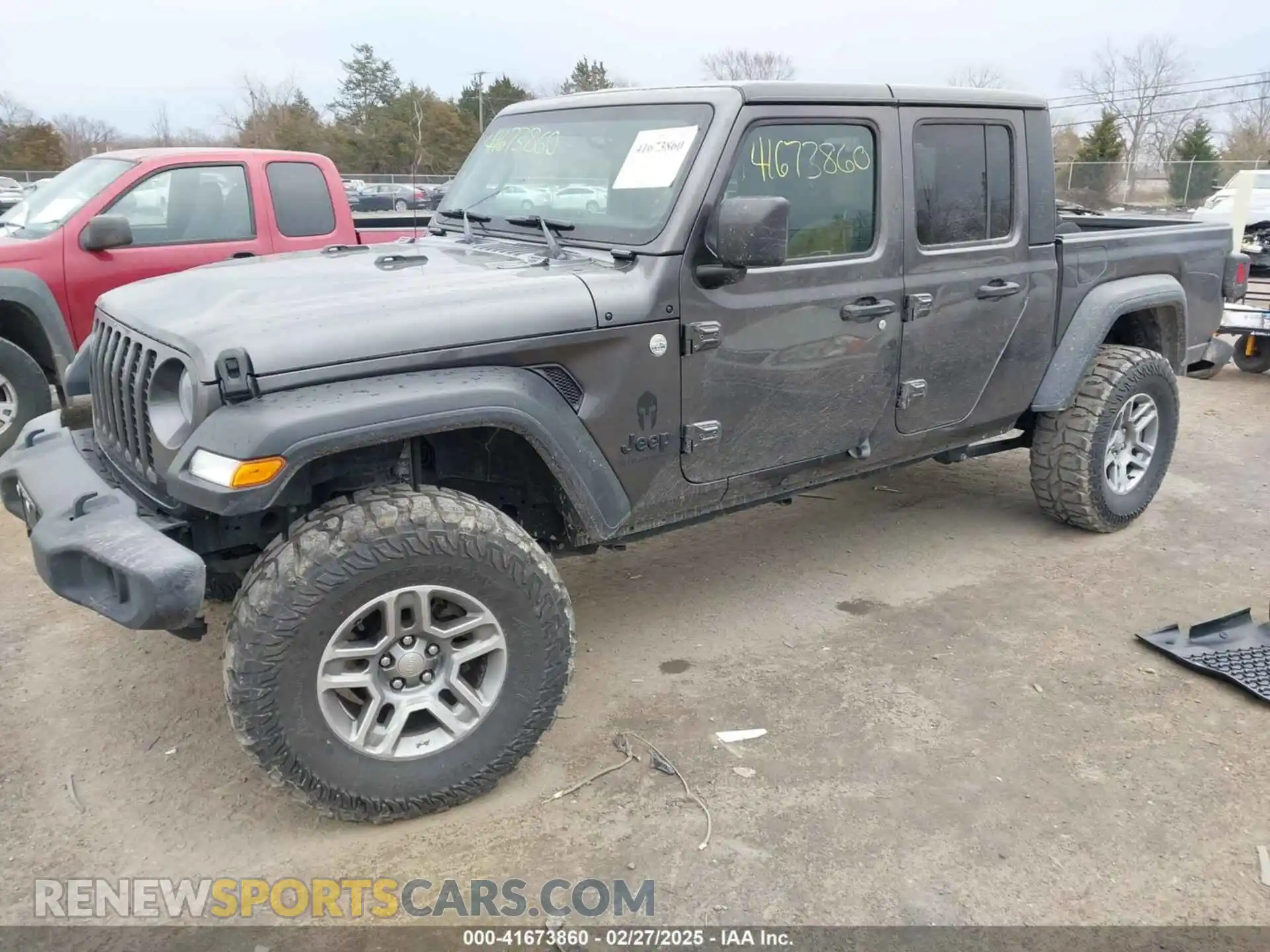 2 Photograph of a damaged car 1C6HJTAG8LL141535 JEEP GLADIATOR 2020