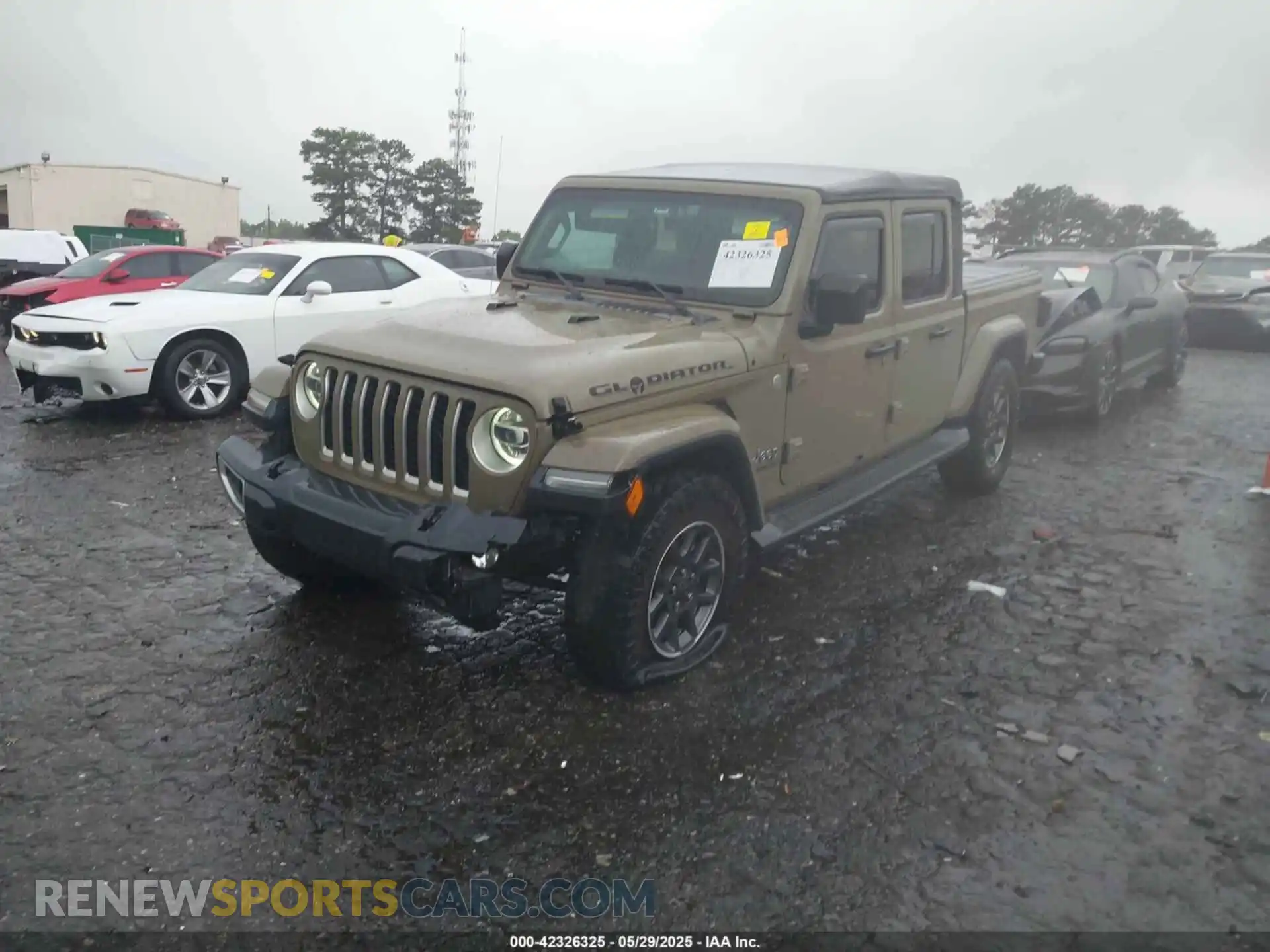 2 Photograph of a damaged car 1C6HJTFG0LL160699 JEEP GLADIATOR 2020