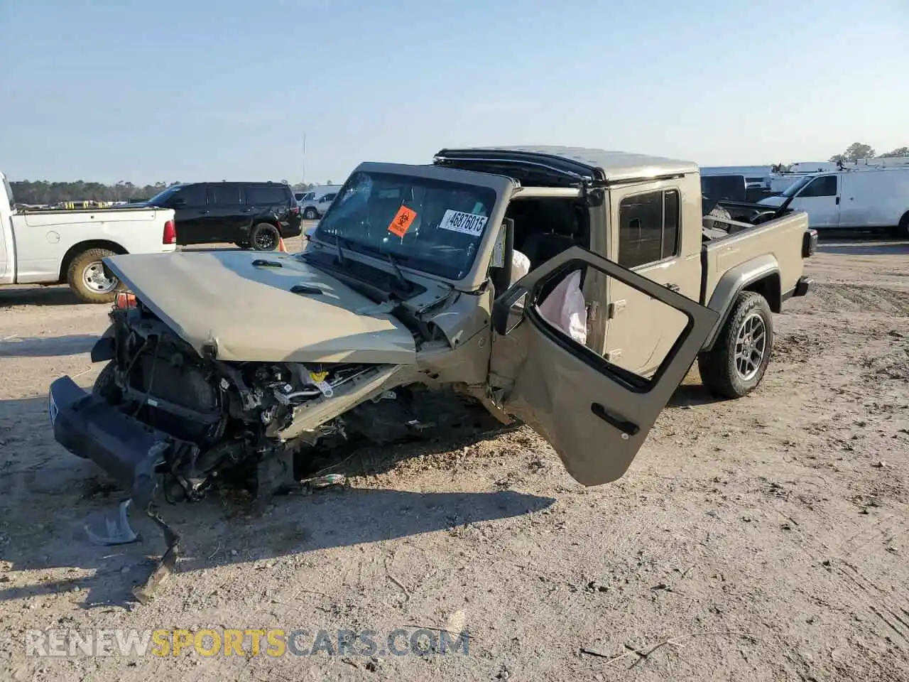 1 Photograph of a damaged car 1C6HJTFG2LL171896 JEEP GLADIATOR 2020