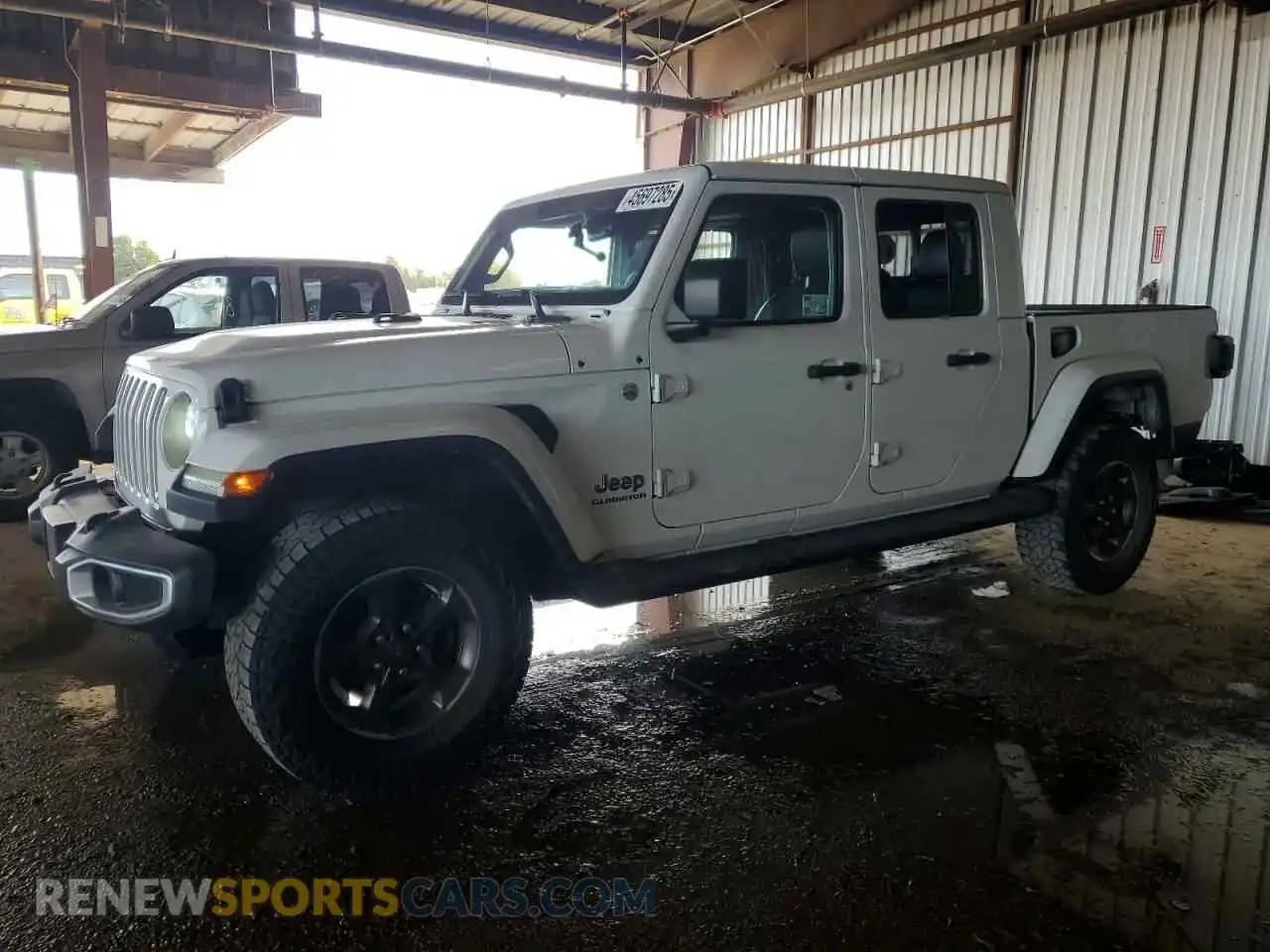 1 Photograph of a damaged car 1C6HJTFG4LL123056 JEEP GLADIATOR 2020