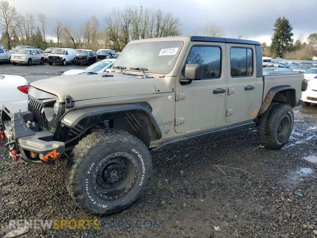 1 Photograph of a damaged car 1C6HJTFG8LL147702 JEEP GLADIATOR 2020