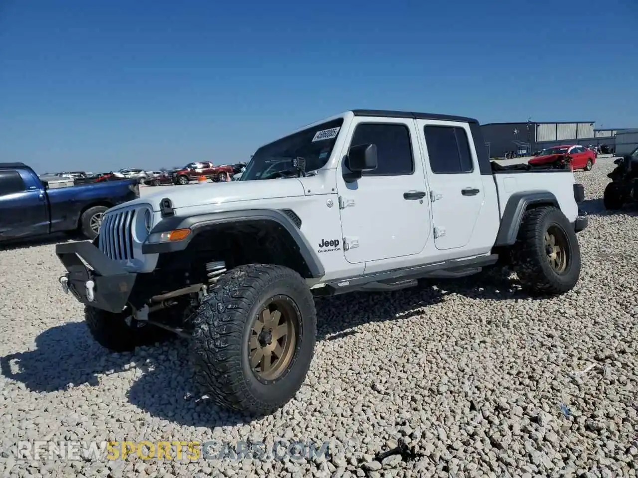 1 Photograph of a damaged car 1C6JJTAG5LL116366 JEEP GLADIATOR 2020