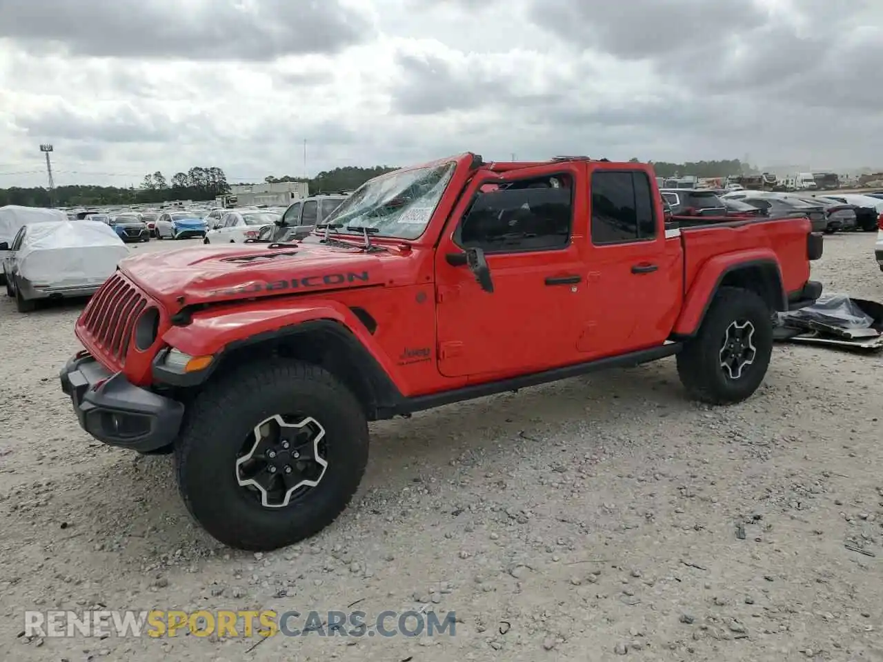 1 Photograph of a damaged car 1C6JJTBG4LL167159 JEEP GLADIATOR 2020