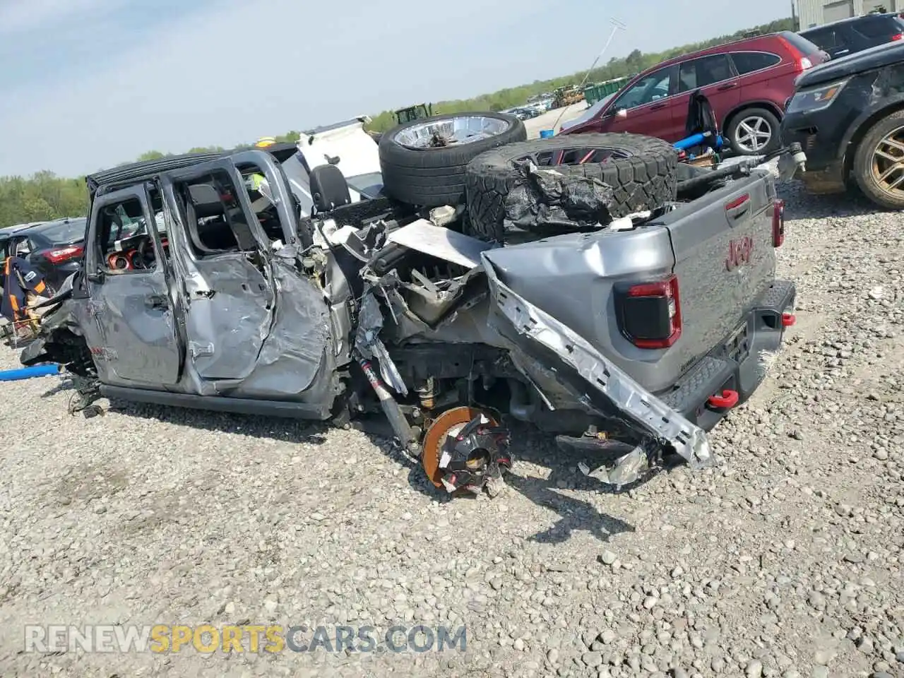2 Photograph of a damaged car 1C6JJTBG9LL135016 JEEP GLADIATOR 2020