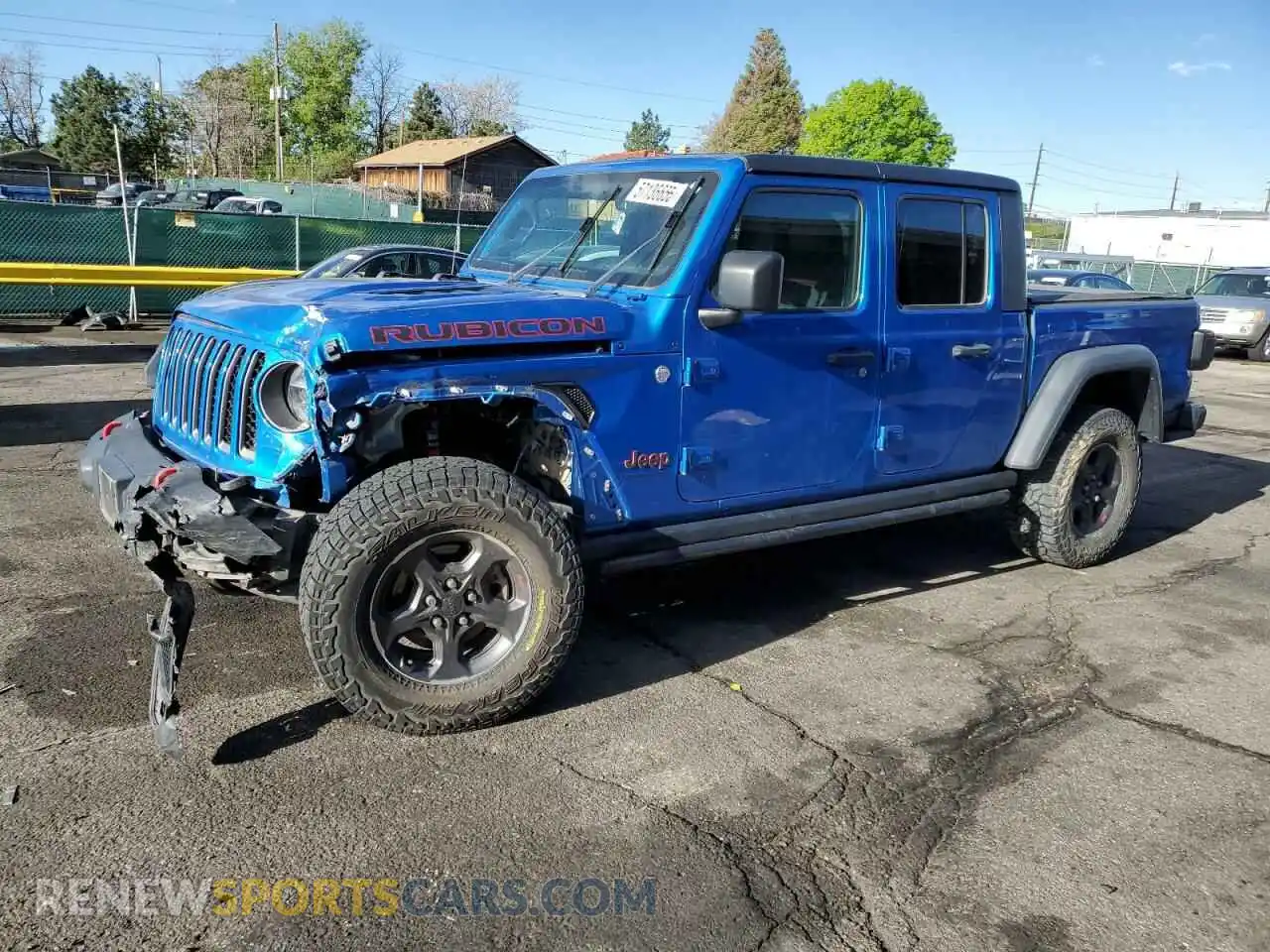 1 Photograph of a damaged car 1C6JJTBGXLL179073 JEEP GLADIATOR 2020