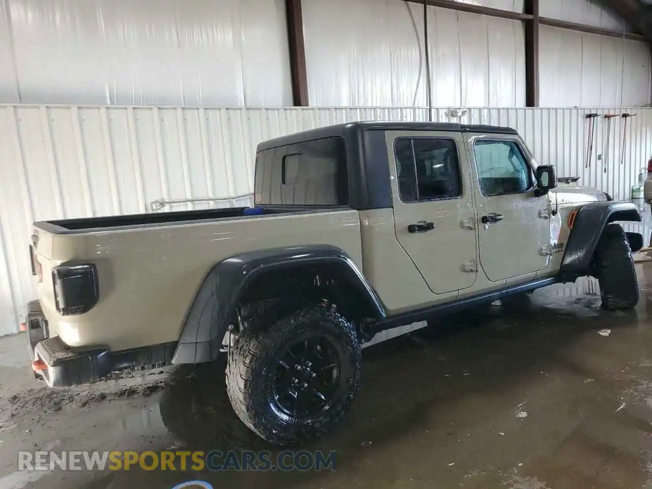 3 Фотография поврежденного автомобиля 1C6JJTEGXLL215260 JEEP GLADIATOR 2020