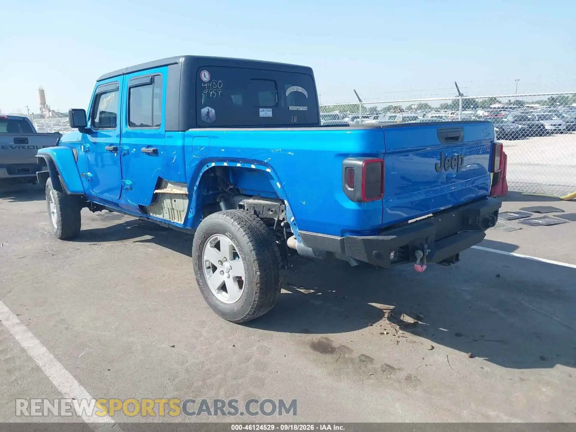 3 Photograph of a damaged car 1C6HJTAG0ML507280 JEEP GLADIATOR 2021
