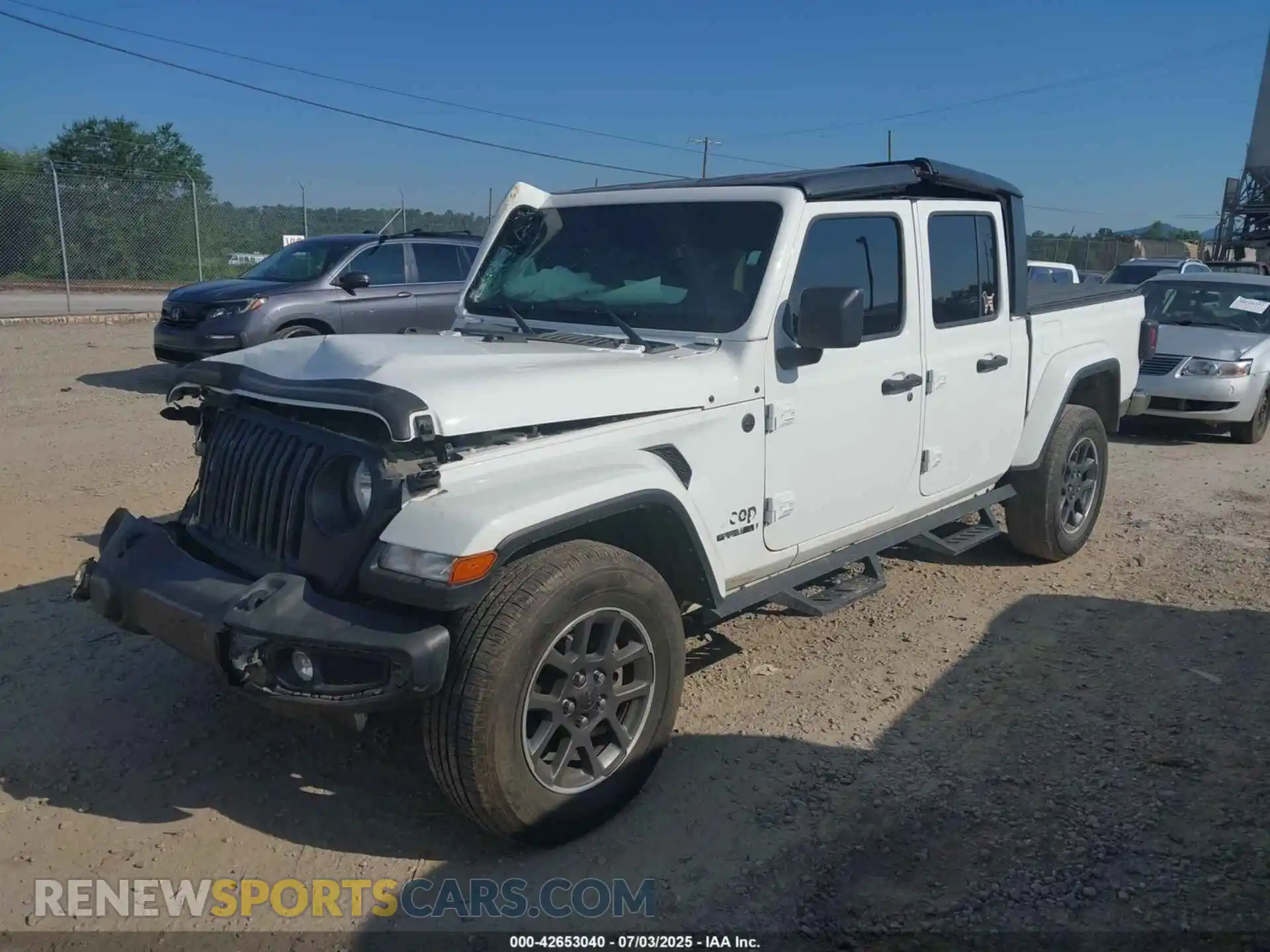 2 Photograph of a damaged car 1C6HJTAG0ML523351 JEEP GLADIATOR 2021