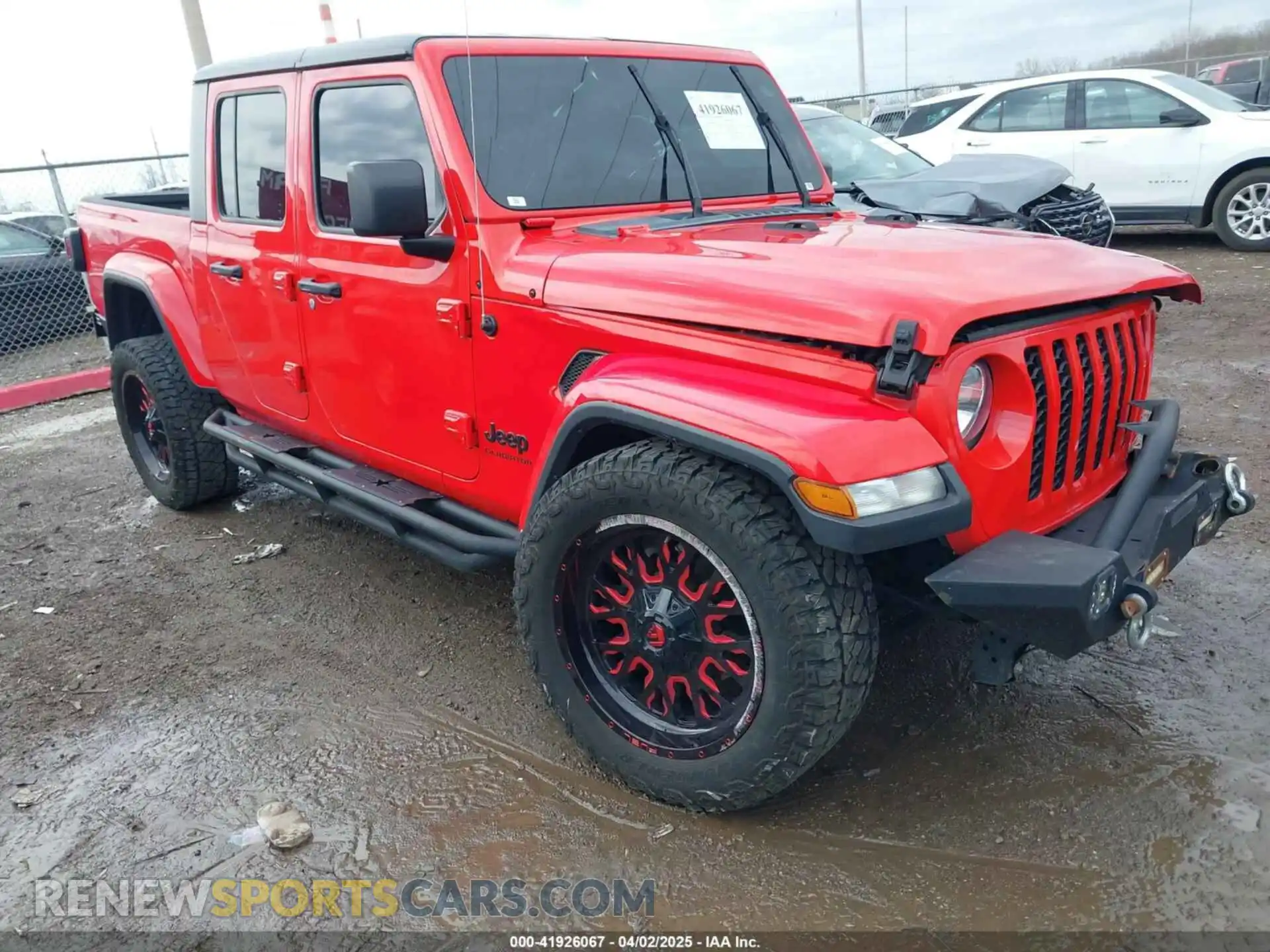 1 Photograph of a damaged car 1C6HJTAG0ML547293 JEEP GLADIATOR 2021