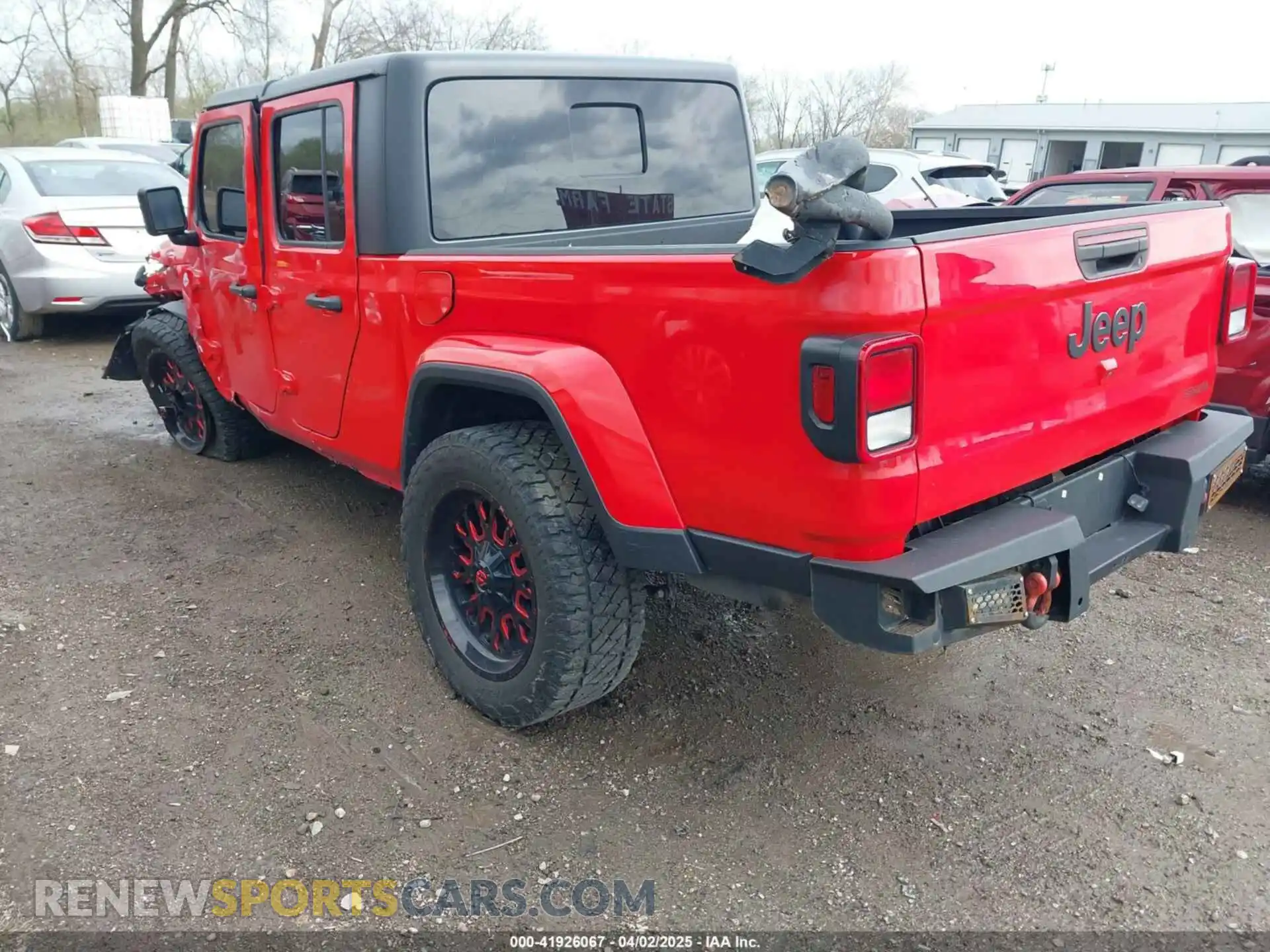 3 Photograph of a damaged car 1C6HJTAG0ML547293 JEEP GLADIATOR 2021