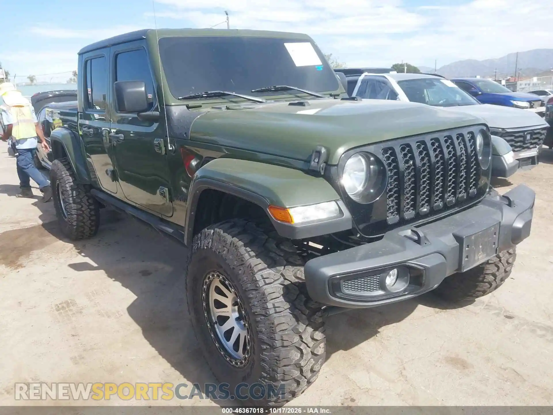 1 Фотография поврежденного автомобиля 1C6HJTAG0ML582805 JEEP GLADIATOR 2021