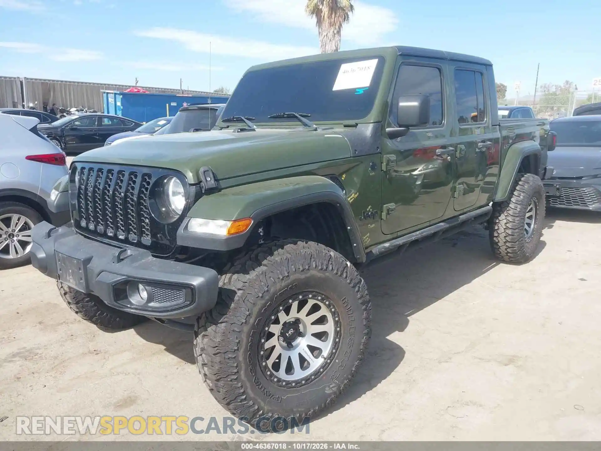 2 Фотография поврежденного автомобиля 1C6HJTAG0ML582805 JEEP GLADIATOR 2021