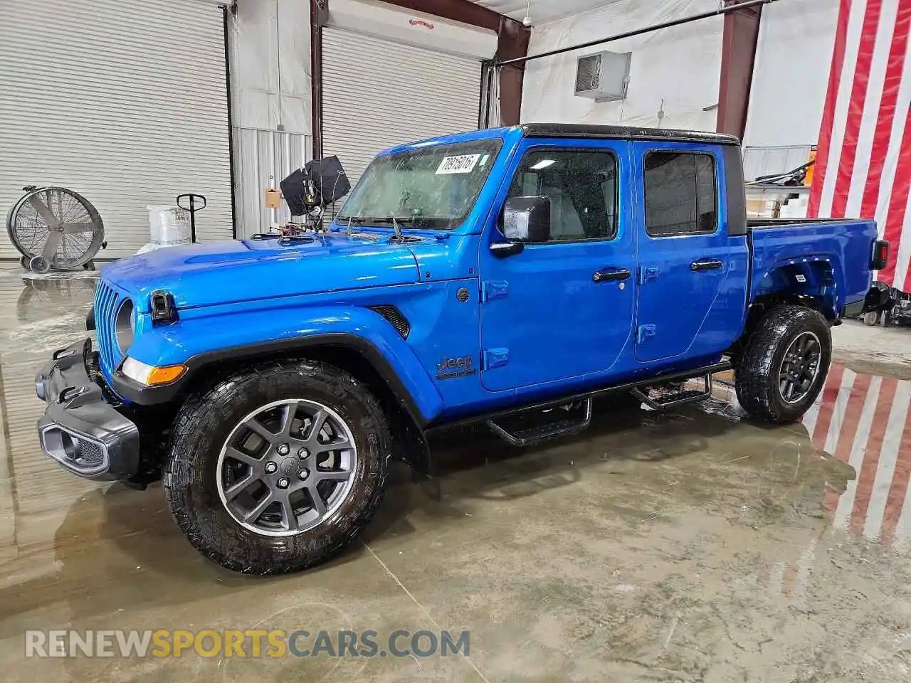 1 Photograph of a damaged car 1C6HJTAG1ML517459 JEEP GLADIATOR 2021