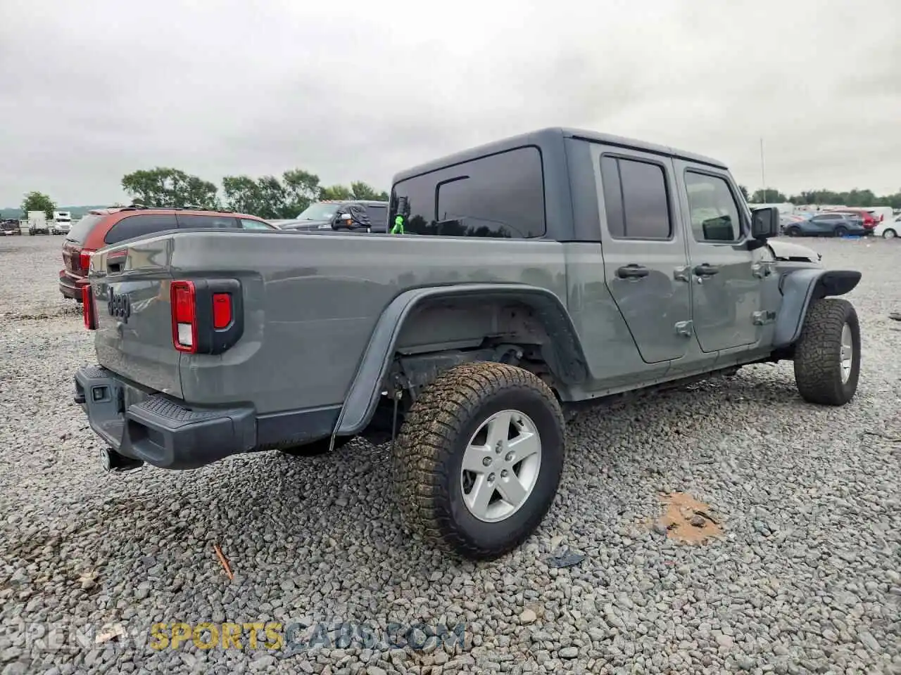 3 Фотография поврежденного автомобиля 1C6HJTAG1ML522595 JEEP GLADIATOR 2021