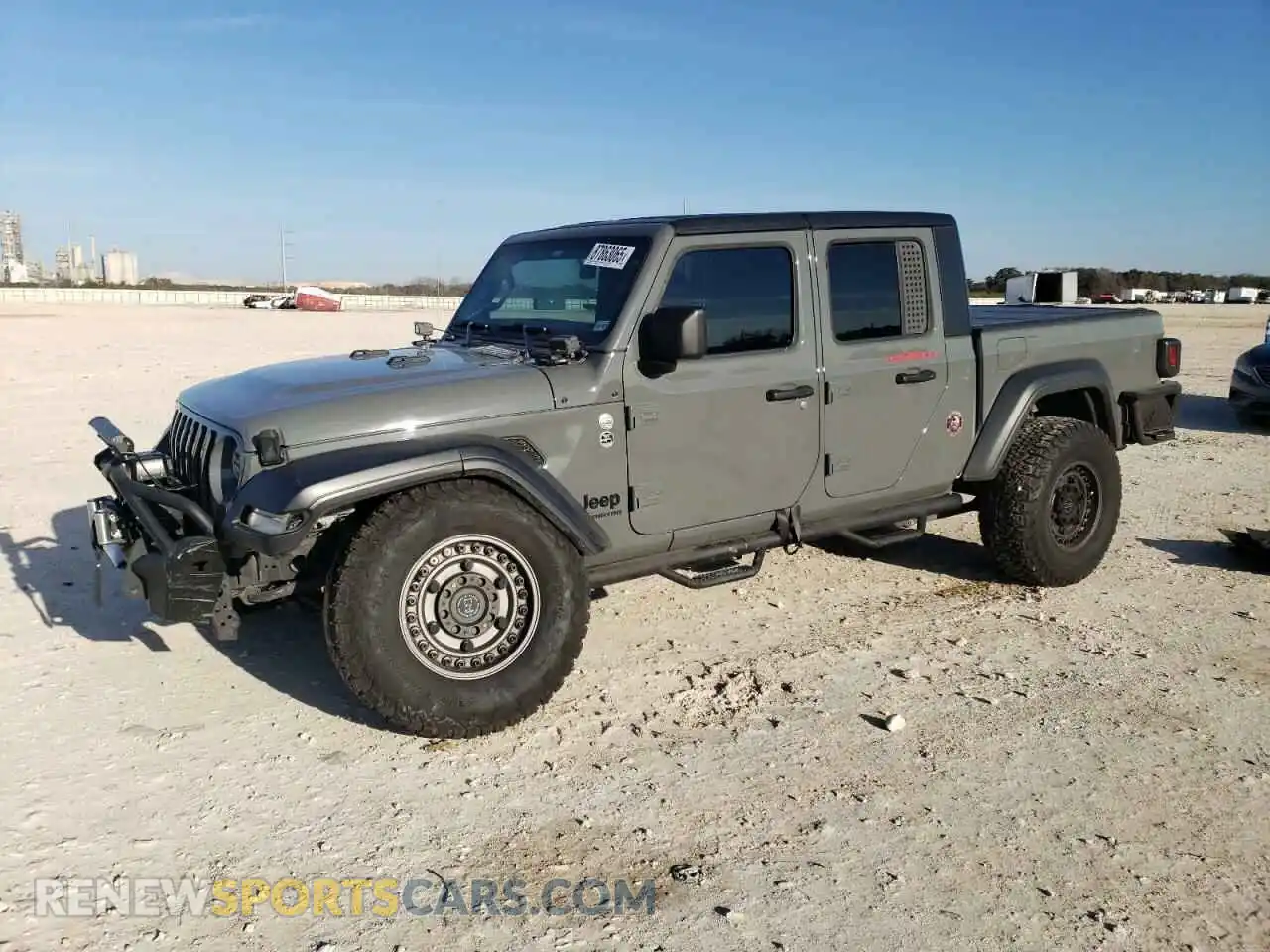 1 Photograph of a damaged car 1C6HJTAG1ML525576 JEEP GLADIATOR 2021