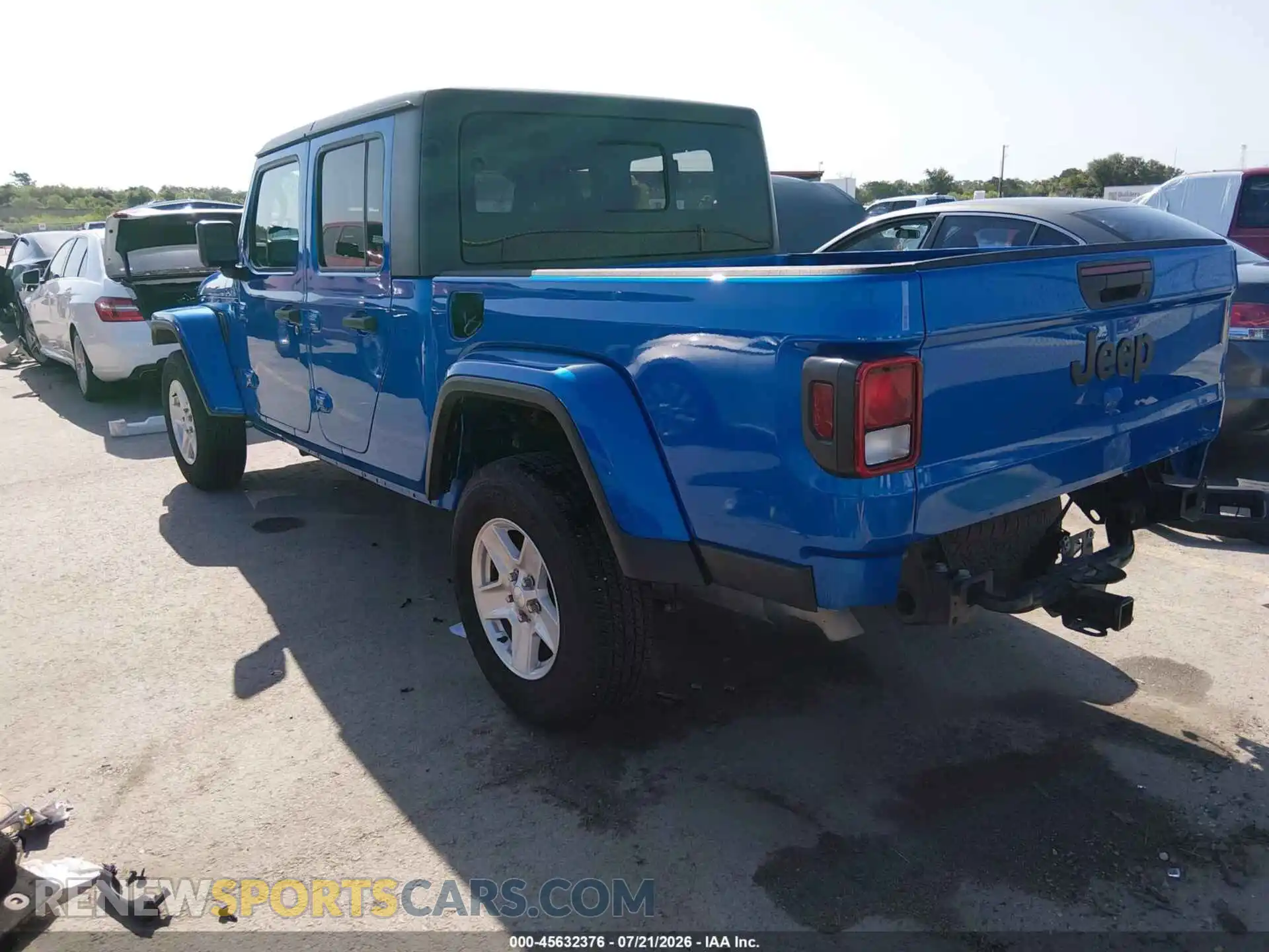 3 Photograph of a damaged car 1C6HJTAG1ML535864 JEEP GLADIATOR 2021