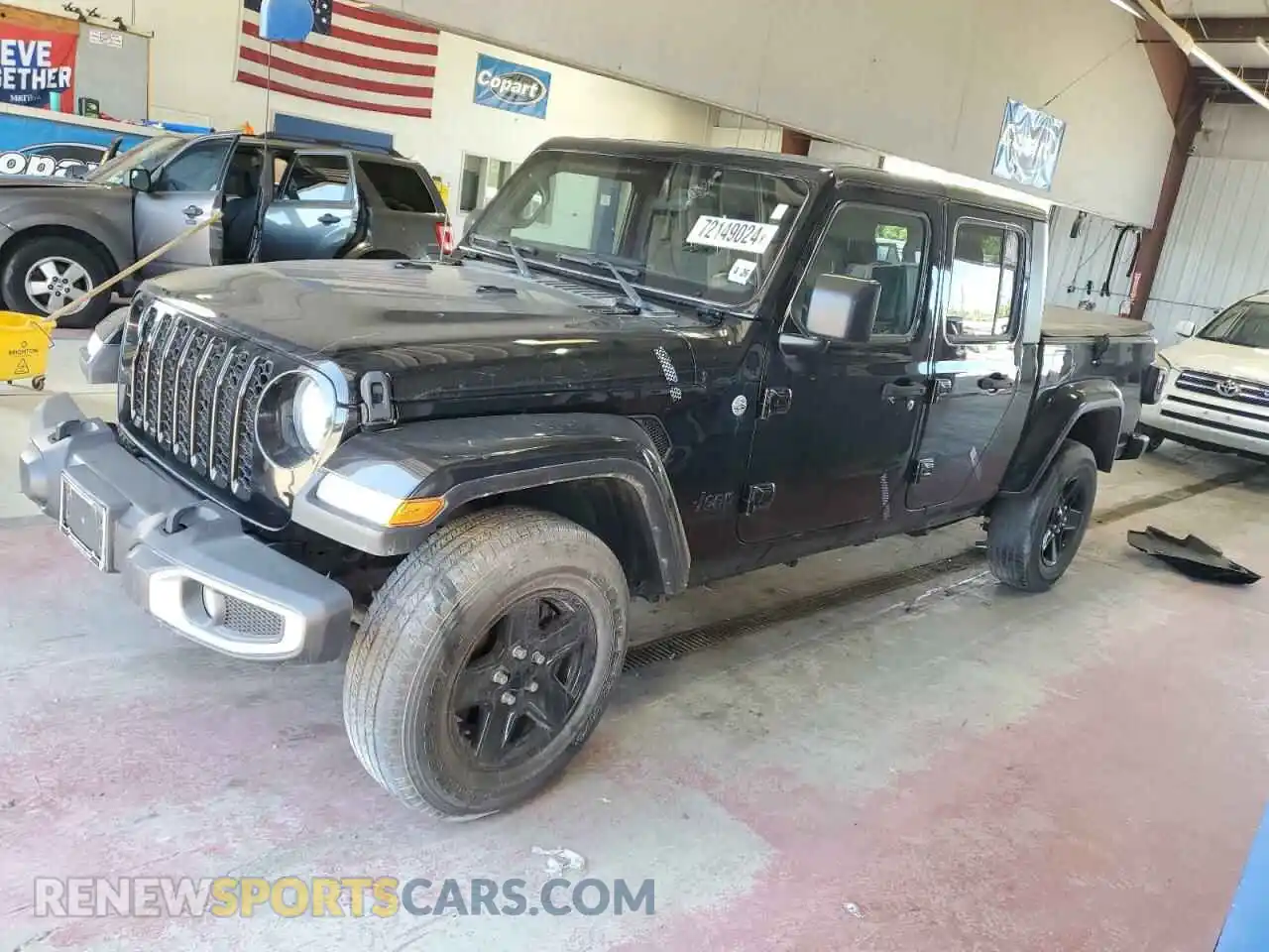1 Фотография поврежденного автомобиля 1C6HJTAG1ML542877 JEEP GLADIATOR 2021