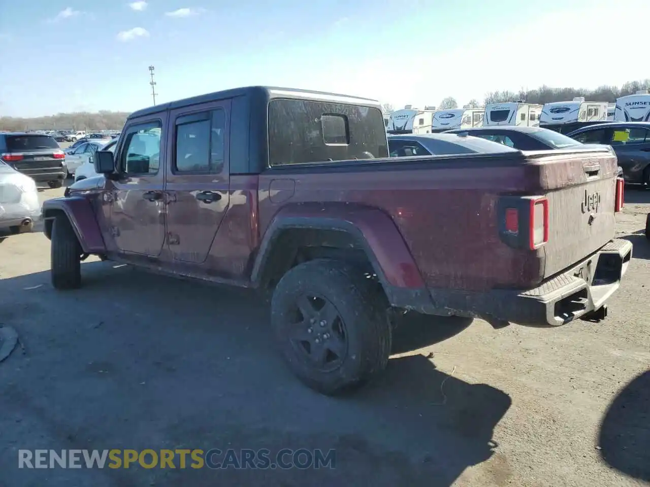 2 Photograph of a damaged car 1C6HJTAG1ML596132 JEEP GLADIATOR 2021