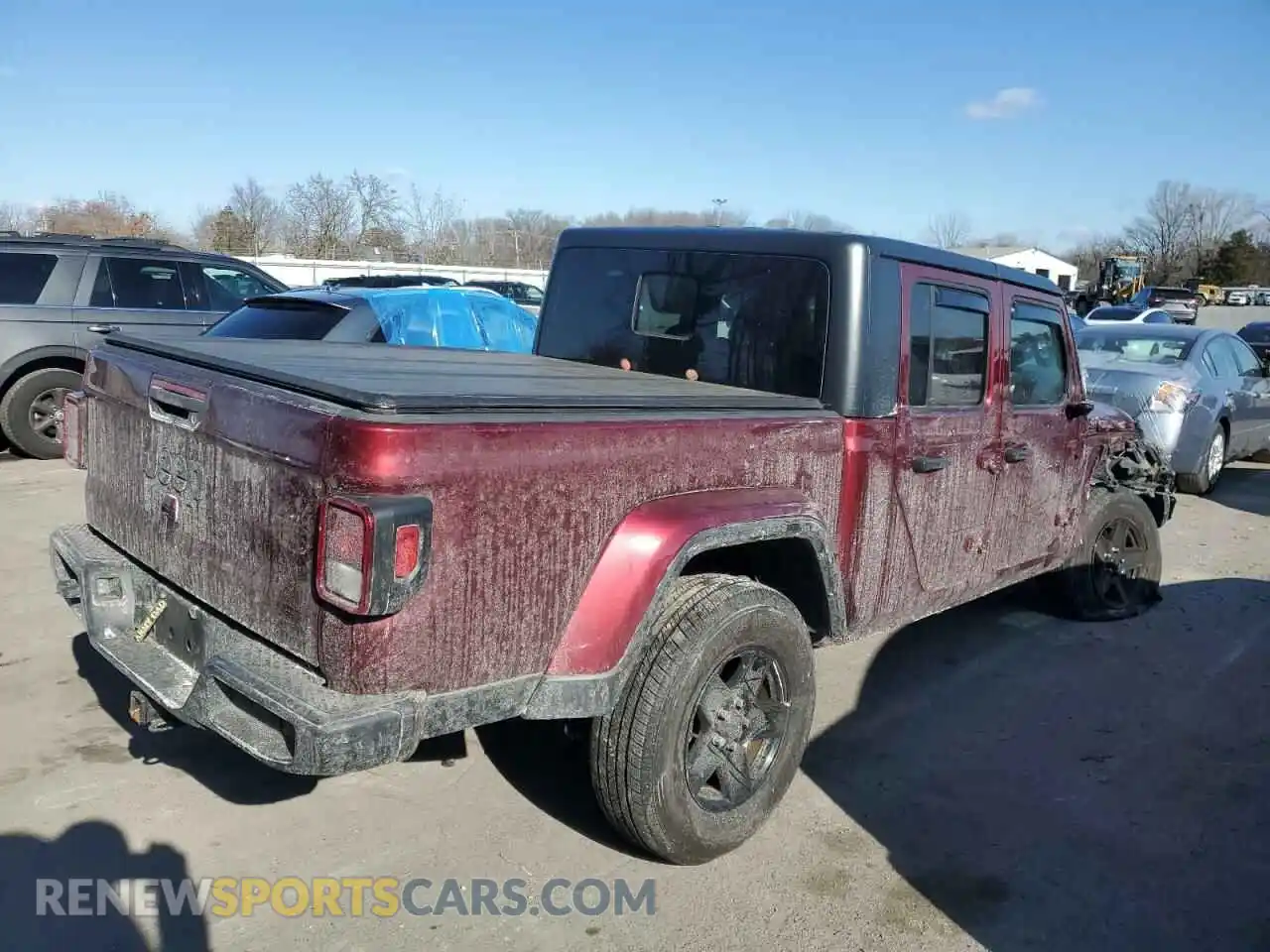 3 Photograph of a damaged car 1C6HJTAG1ML596132 JEEP GLADIATOR 2021