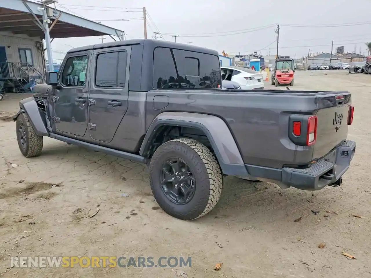 2 Photograph of a damaged car 1C6HJTAG1ML609445 JEEP GLADIATOR 2021