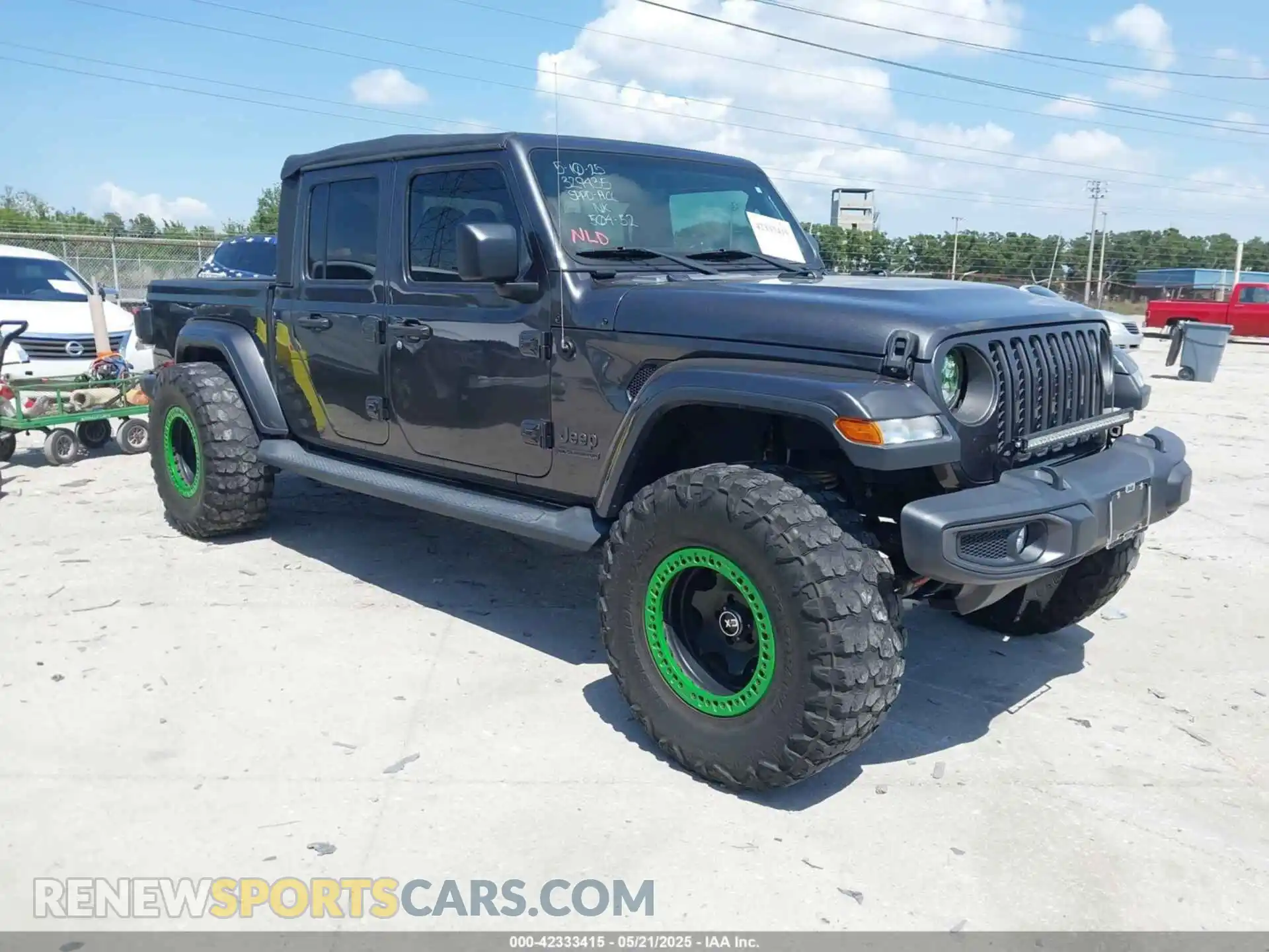 1 Photograph of a damaged car 1C6HJTAG2ML512027 JEEP GLADIATOR 2021