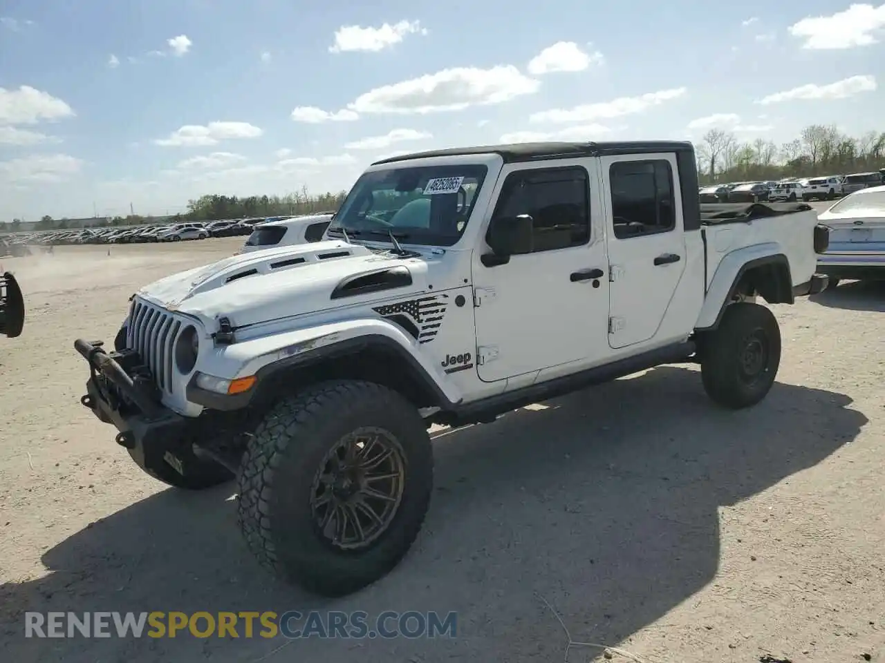 1 Photograph of a damaged car 1C6HJTAG2ML519480 JEEP GLADIATOR 2021