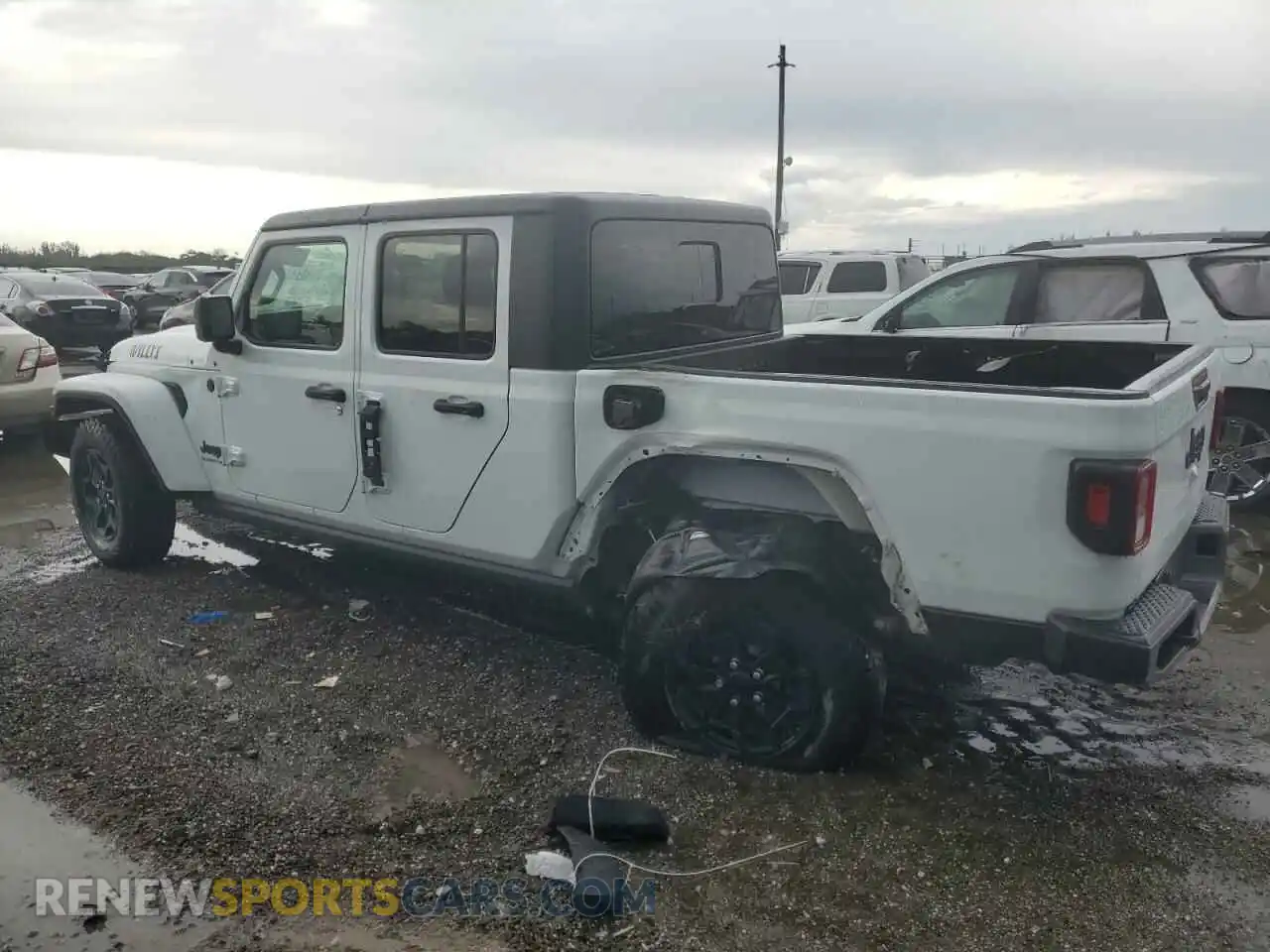 2 Photograph of a damaged car 1C6HJTAG2ML536554 JEEP GLADIATOR 2021