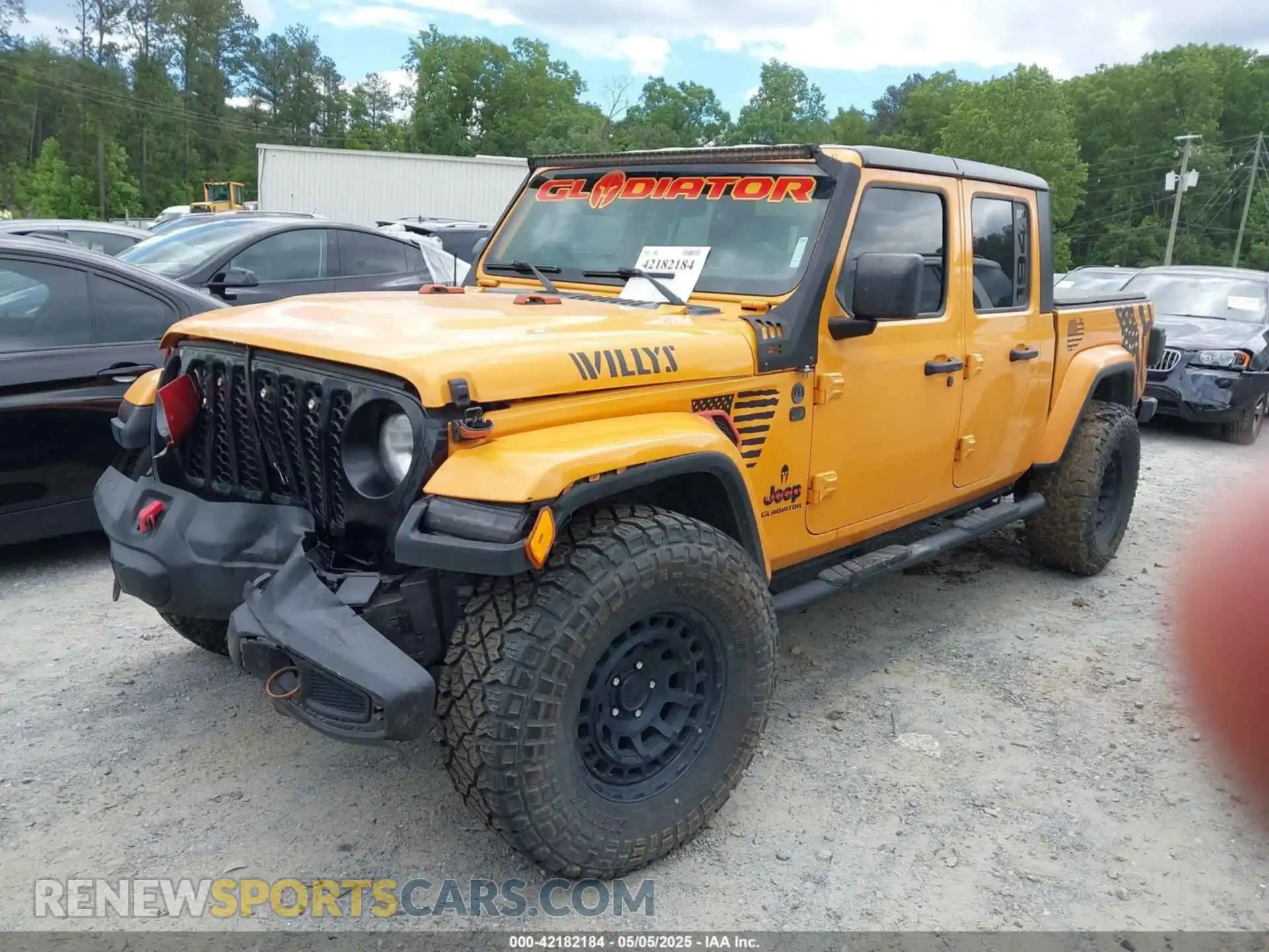 2 Photograph of a damaged car 1C6HJTAG2ML543715 JEEP GLADIATOR 2021