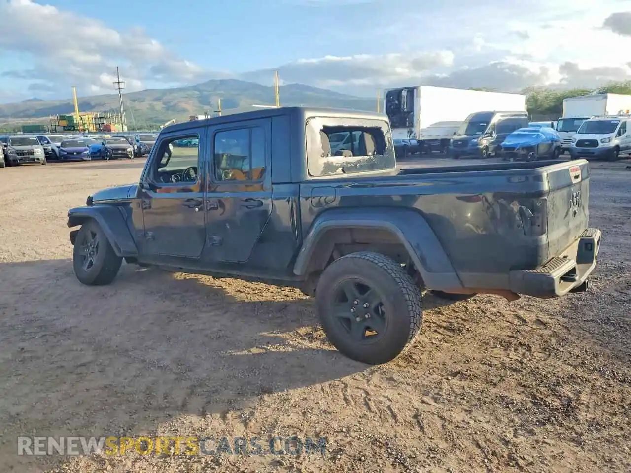 2 Photograph of a damaged car 1C6HJTAG2ML592476 JEEP GLADIATOR 2021