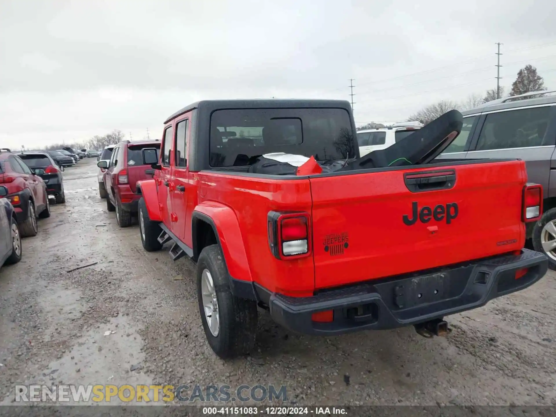 3 Photograph of a damaged car 1C6HJTAG3ML502574 JEEP GLADIATOR 2021